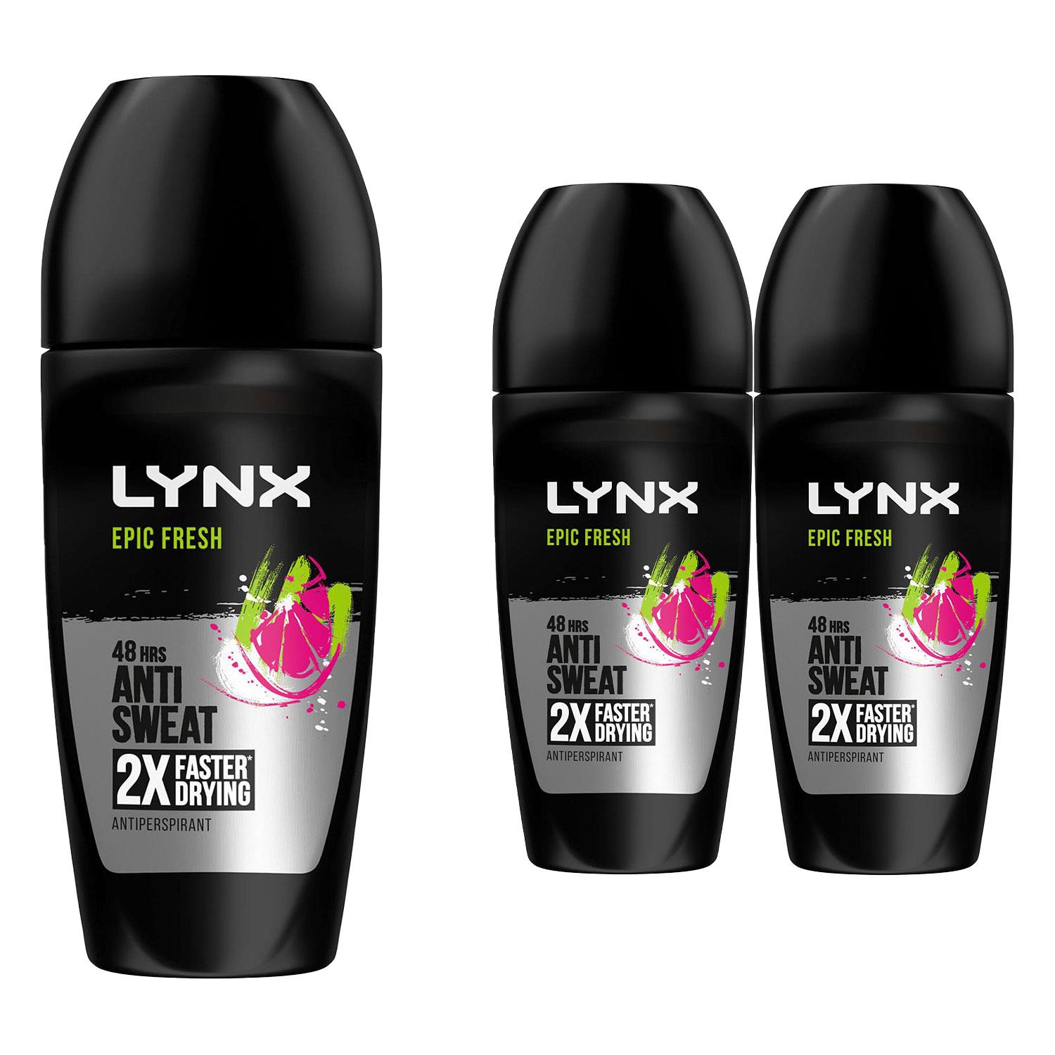 Lynx Anti-Perspirant Roll On Africa or Epic Fresh 48 Hours Anti Sweat, 50ml - Picture 29 of 80