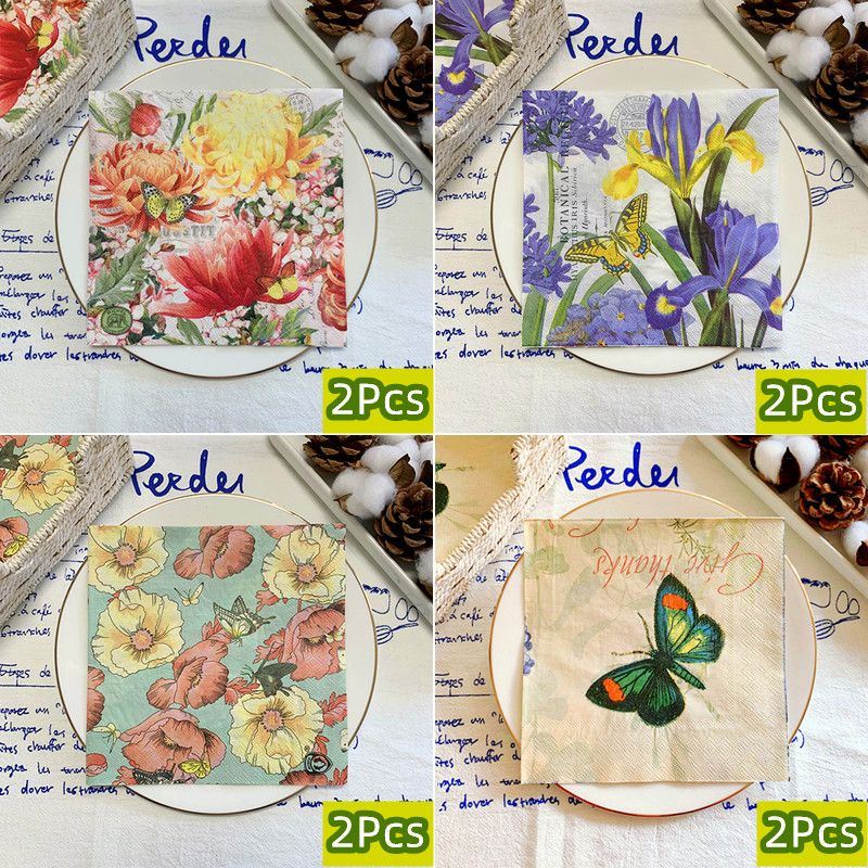 Elegantes Servilletas Mariposa - Ecológicas Paquete de 20 para Cualquier Ocasión - Imagen 31 de 34
