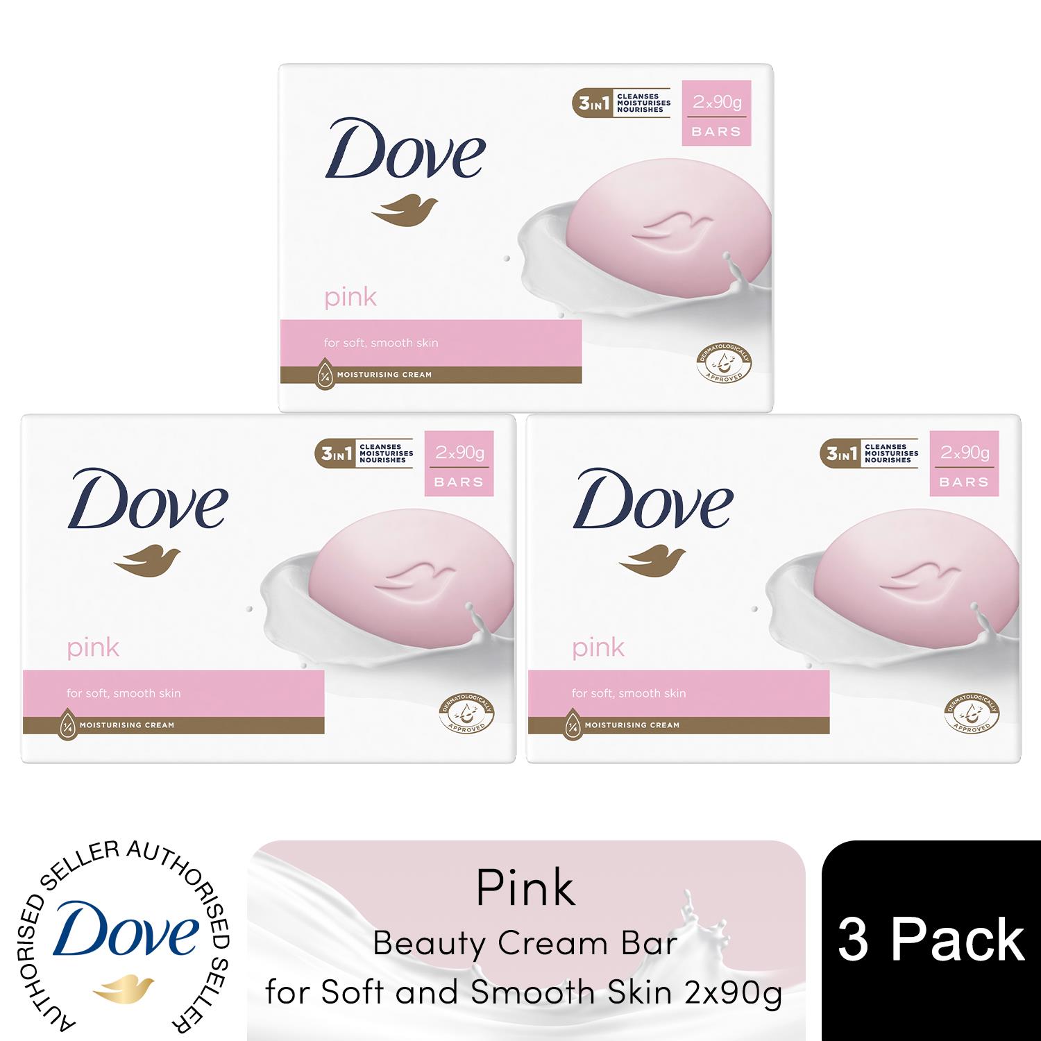 Barra Crema de Belleza Hidratante Dove para Piel Sensible y Suave, Suave, 2x90g - Imagen 12 de 81