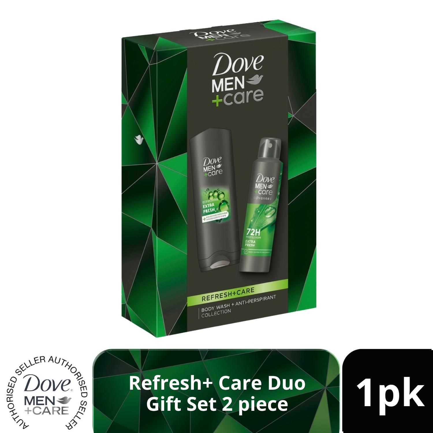Dove Men+Care Refresh+Care Duo Gift Set with 3-in-1 Body Wash and Anti-Perspirant for Men - Image 2