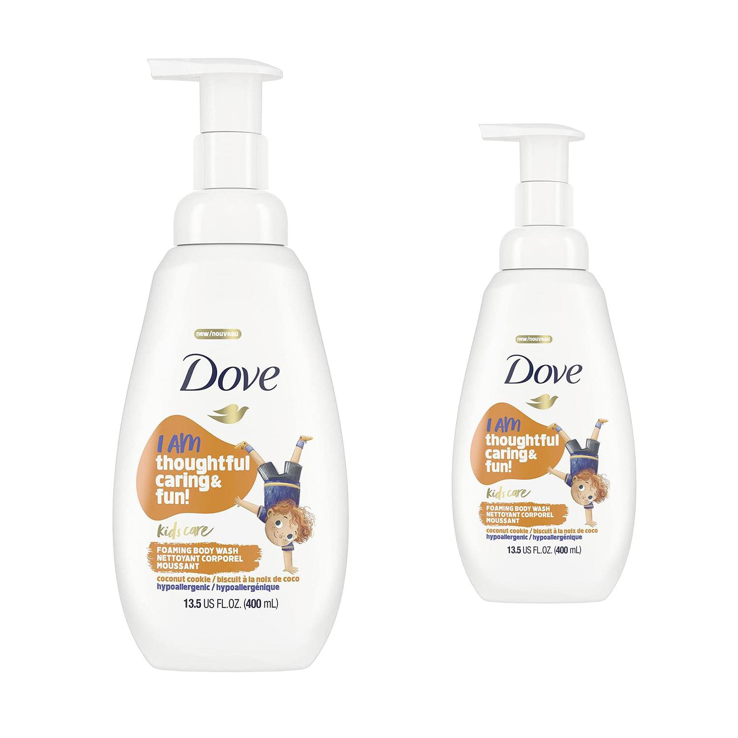 Dove Kids Care Hypoallergenic Foaming Body Wash 400ml or Bubble Bath 591ml, 2 Pk - Picture 45 of 54