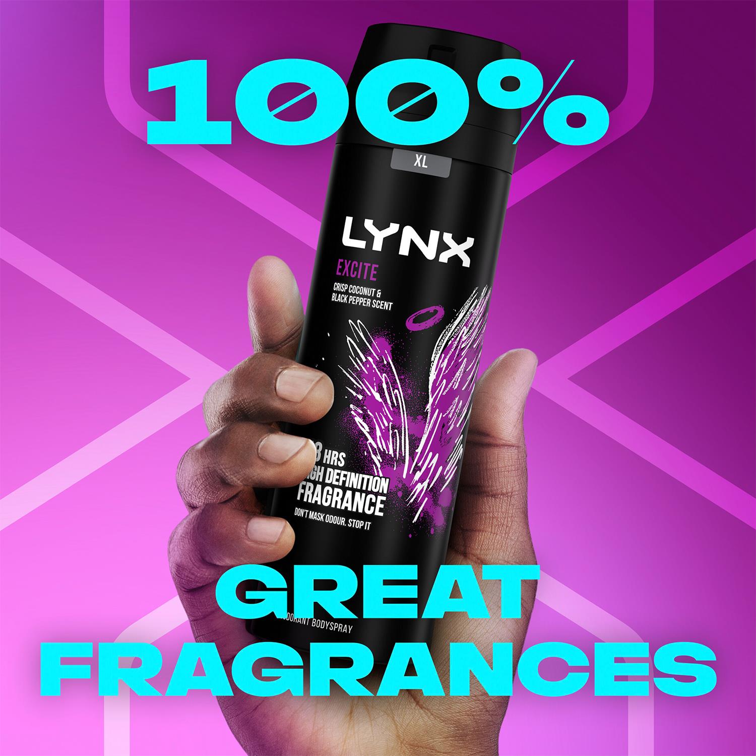 Lynx XL 48-Hour High Definition Fragrance Body Spray Deodorant, 200ml - Picture 30 of 74