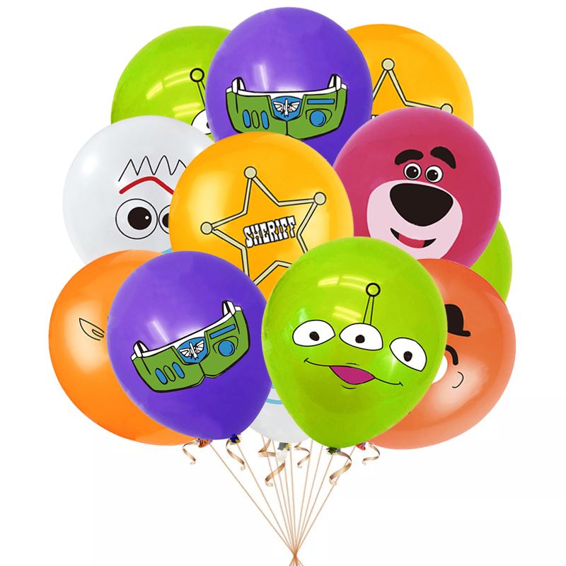 Globos Potdemiel Toy Story - Decoraciones de fiesta de látex de 12 pulgadas - Juego de 12 piezas - Imagen 7 de 10