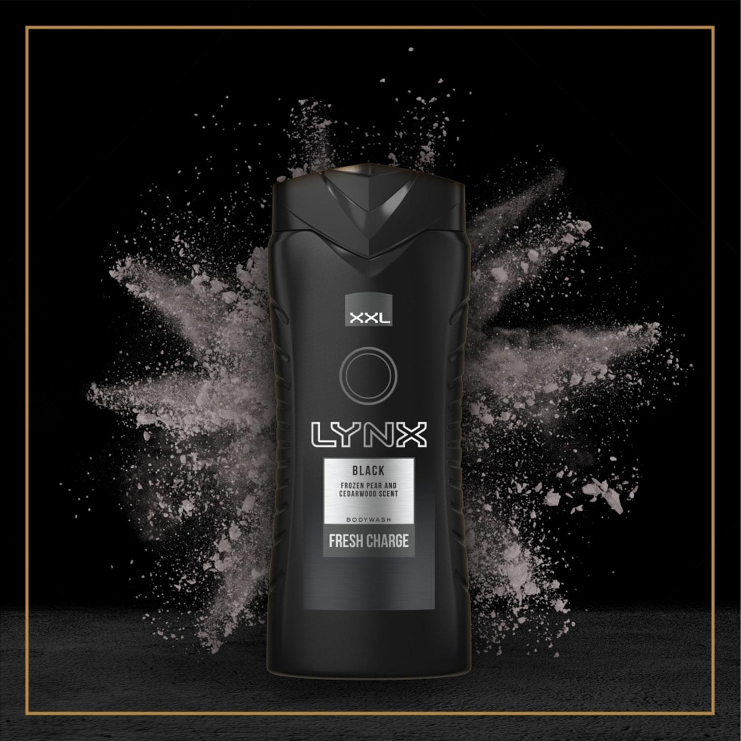 Lynx Energy Boost Shower Gel Bodywash, Black, 3 or 6 Pk, 500ml eBay