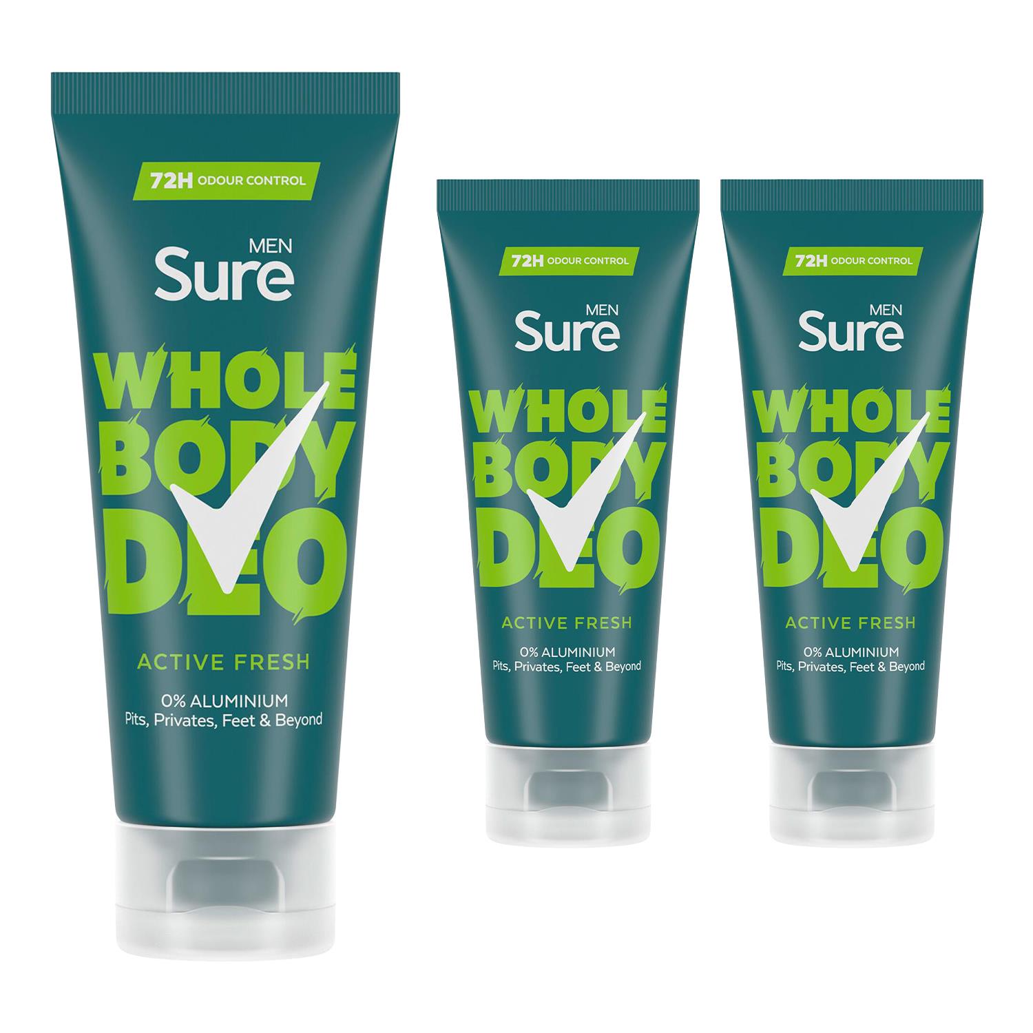 Sure Men Whole Body Deodorant Cream Ocean Rush & Active Fresh, 75ml - Picture 11 of 64
