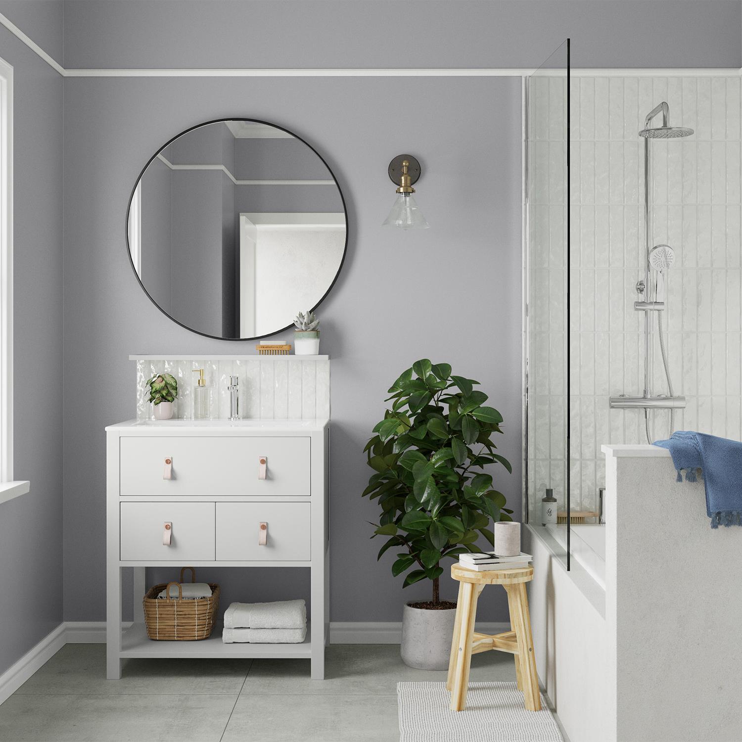 Dulux Paint Easycare Bathroom Soft Sheen 2.5 Litres, Shades of Grey eBay