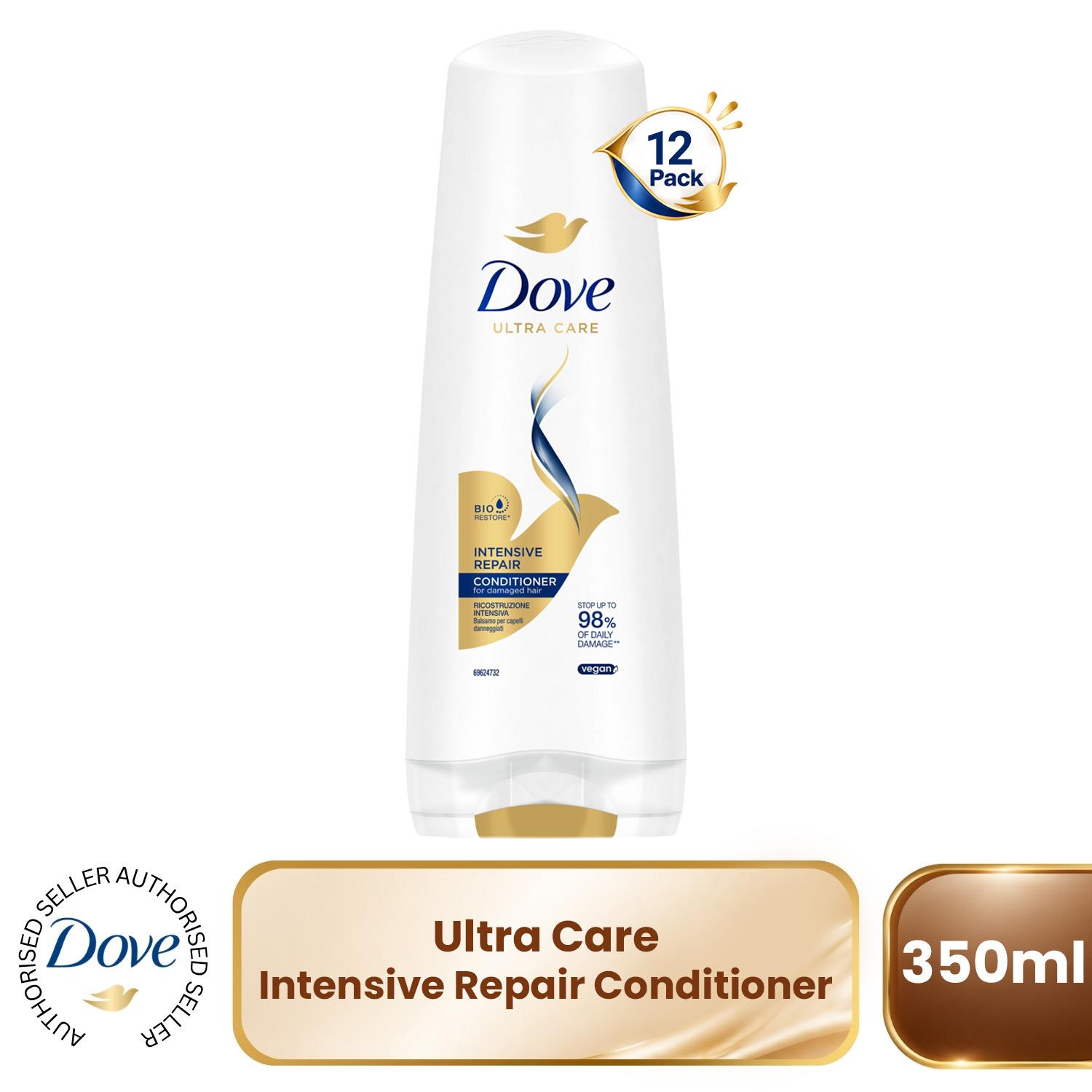Dove Women's White Nutritive 'Shampoo' Intensive Repair For Damaged Hair, 3X 400Ml In - Image 4