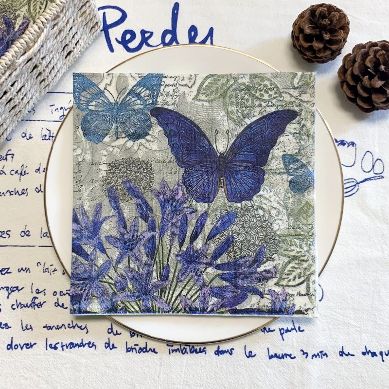 Elegantes Servilletas Mariposa - Ecológicas Paquete de 20 para Cualquier Ocasión - Imagen 12 de 34