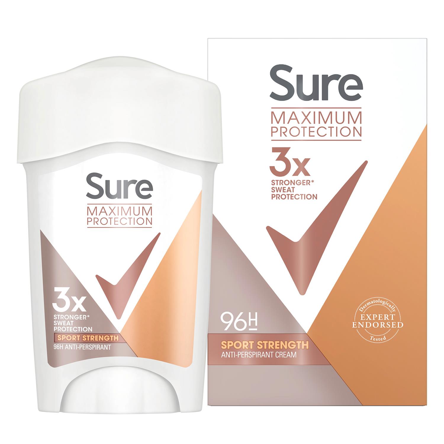 Sure Women Maximum Protection Anti-Perspirant Deodorant Cream, 45ml - Picture 139 of 142