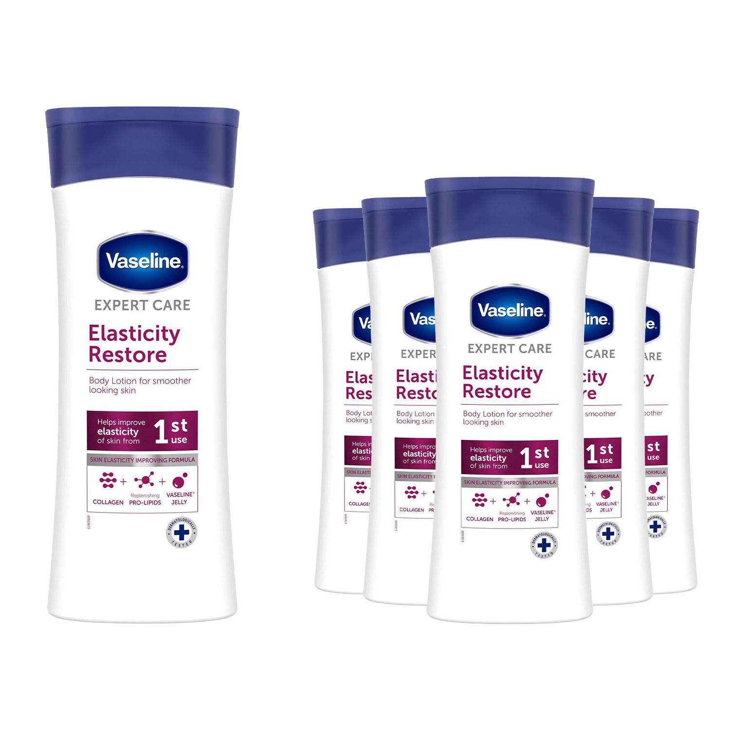 6x400ml Vaseline ExpertCare Instant DrySkin Rescue or Elasticity Restore Lotion - Picture 19 of 19