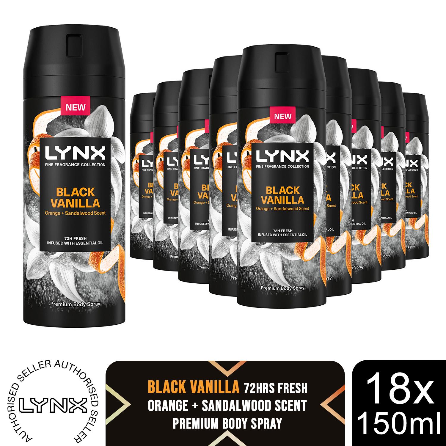 Lynx Fine Fragrance Collection 72H Fresh Premium Deodorant Body Spray, 18x 150ml - Picture 24 of 67