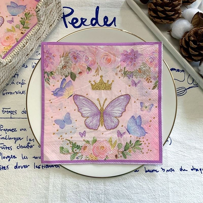 Elegantes Servilletas Mariposa - Ecológicas Paquete de 20 para Cualquier Ocasión - Imagen 17 de 34
