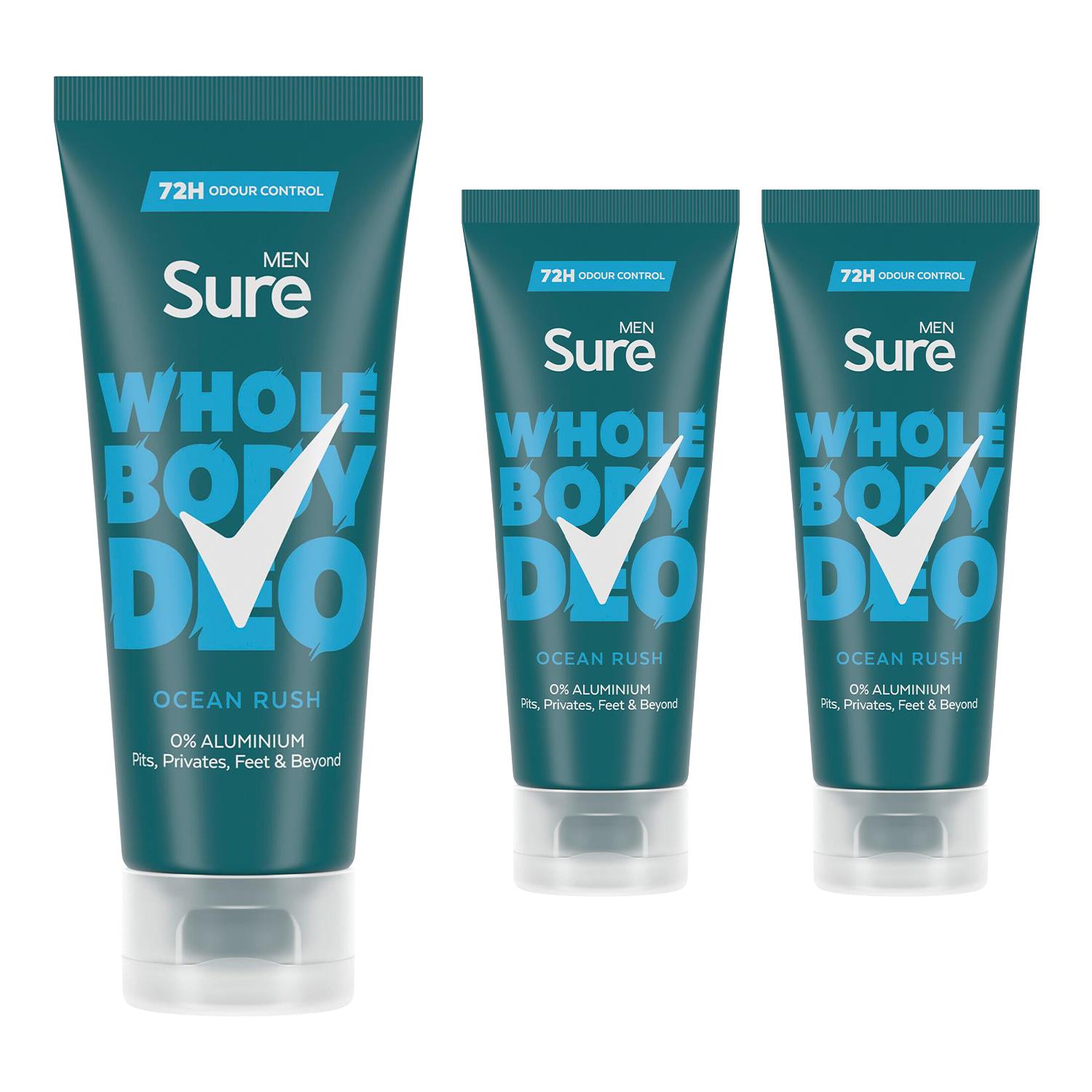 Sure Men Whole Body Deodorant Cream Ocean Rush & Active Fresh, 75ml - Picture 19 of 64