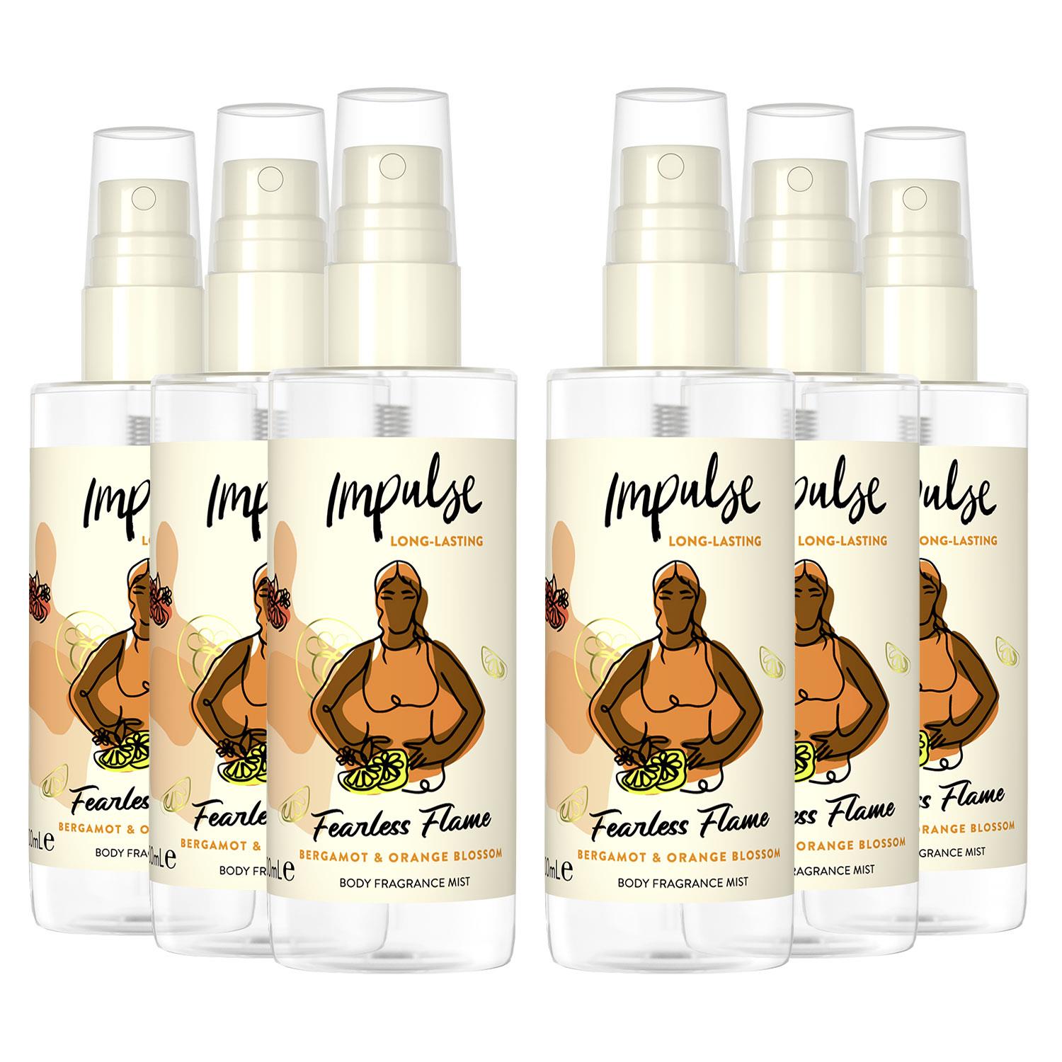 Impulse Body Mist with Long Lasting Fresh Fragrance Range for Women 6 Pack,100ml - Picture 20 of 61