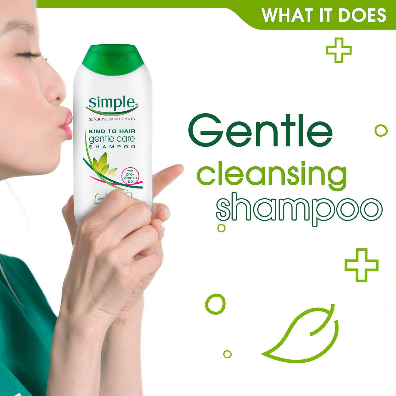 Simple Kind to Hair Gentle Care Shampoo or Conditioner, 3 or 6 Packs of 200ml - Picture 23 of 57