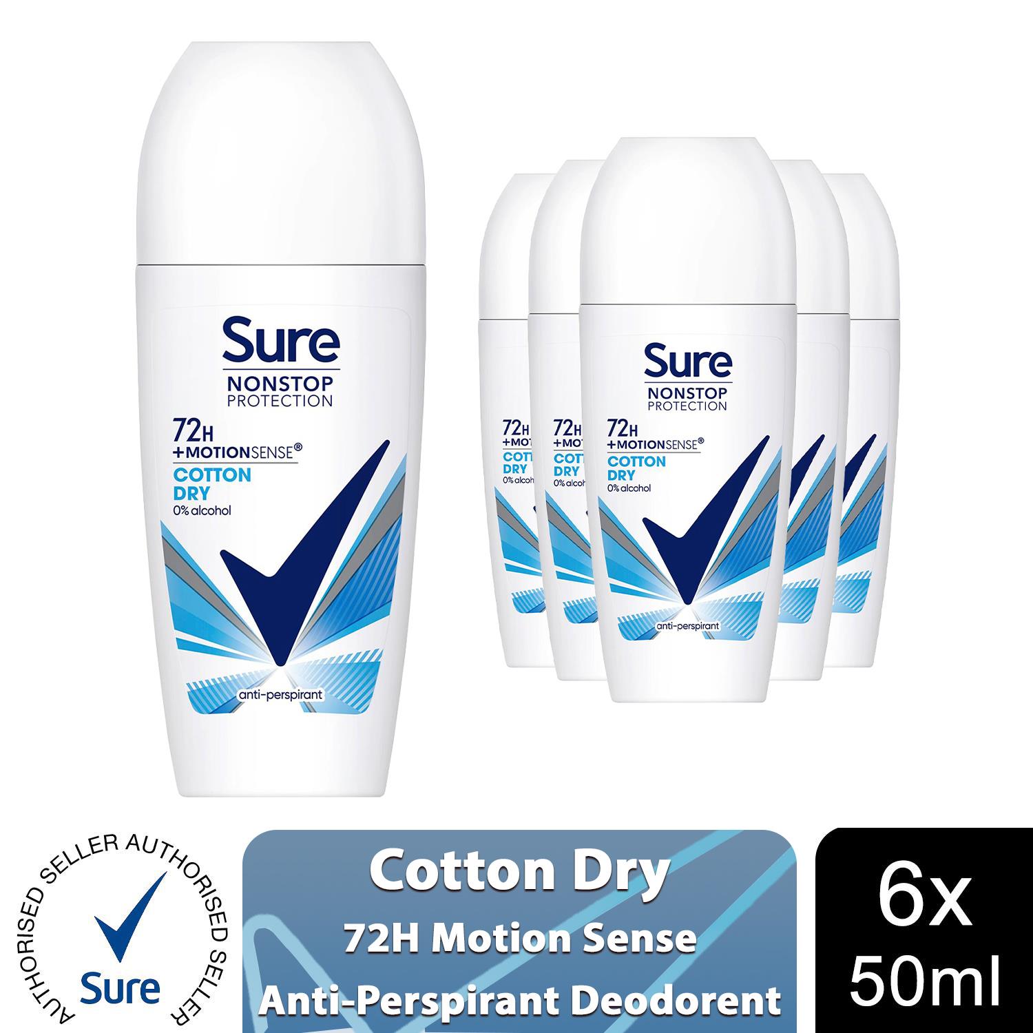 Sure Women Motion Sense AP Deodorant Roll-on 72H Nonstop, Protection, 50ml - Picture 48 of 83