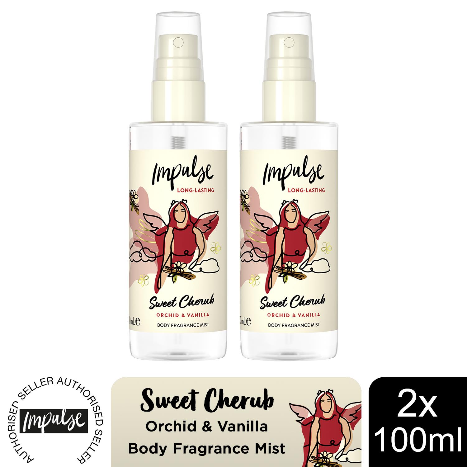 Impulse Body Mist with Long Lasting Fresh Fragrance Range for Women 2 Pack,100ml - Picture 54 of 61