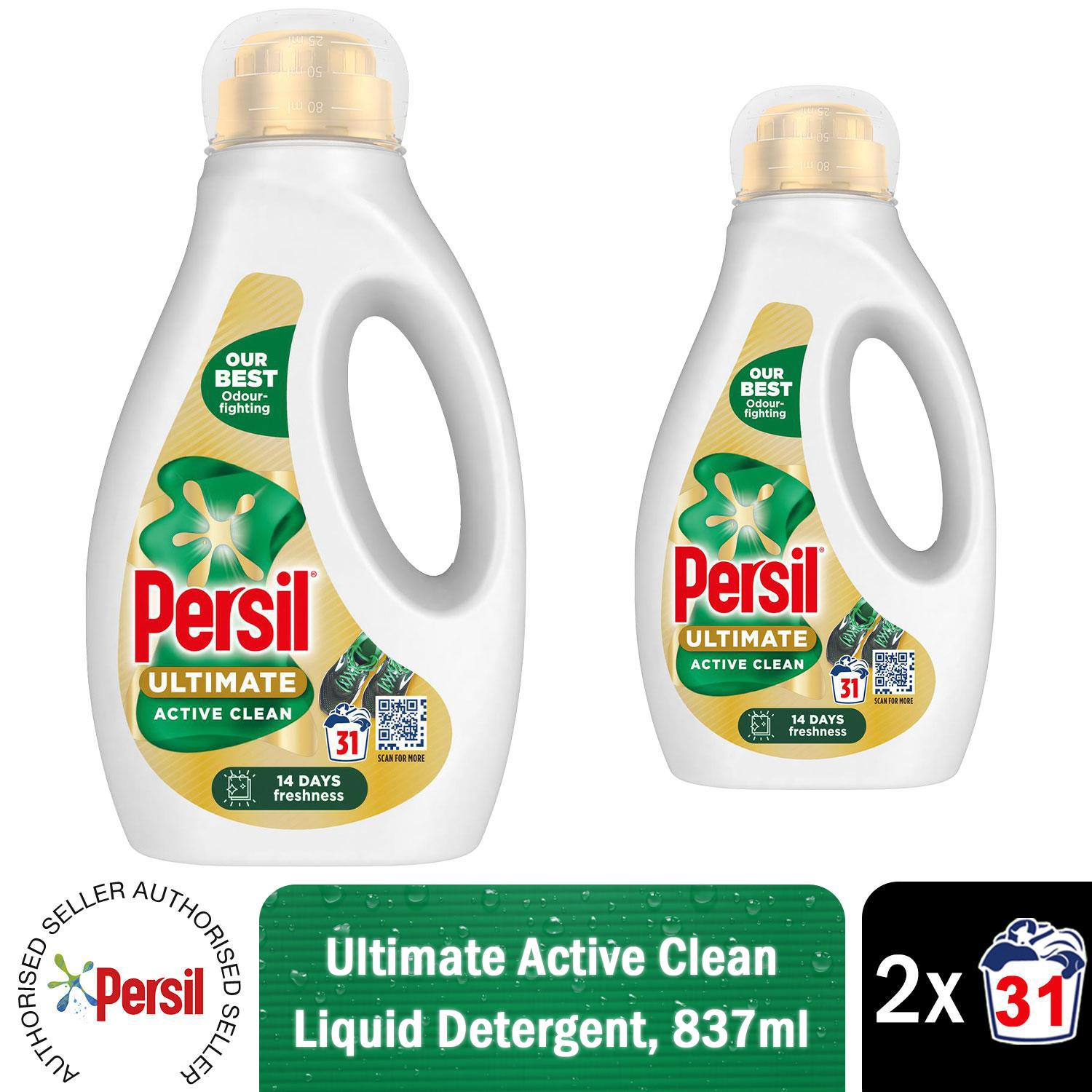 Persil Ultimate Liquid Detergent Stain Removal 31W 837ml, Select Type & Pack - Picture 11 of 155