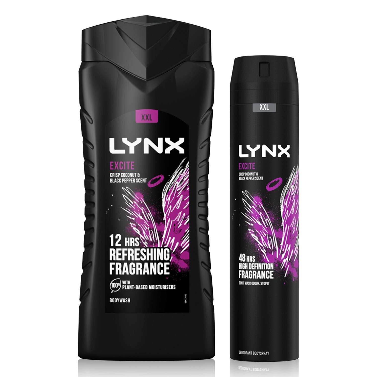 Lynx 12H Refreshing Fragrance Shower Gel 500ml & 48H Fresh Body Spray 250ml - Picture 41 of 62