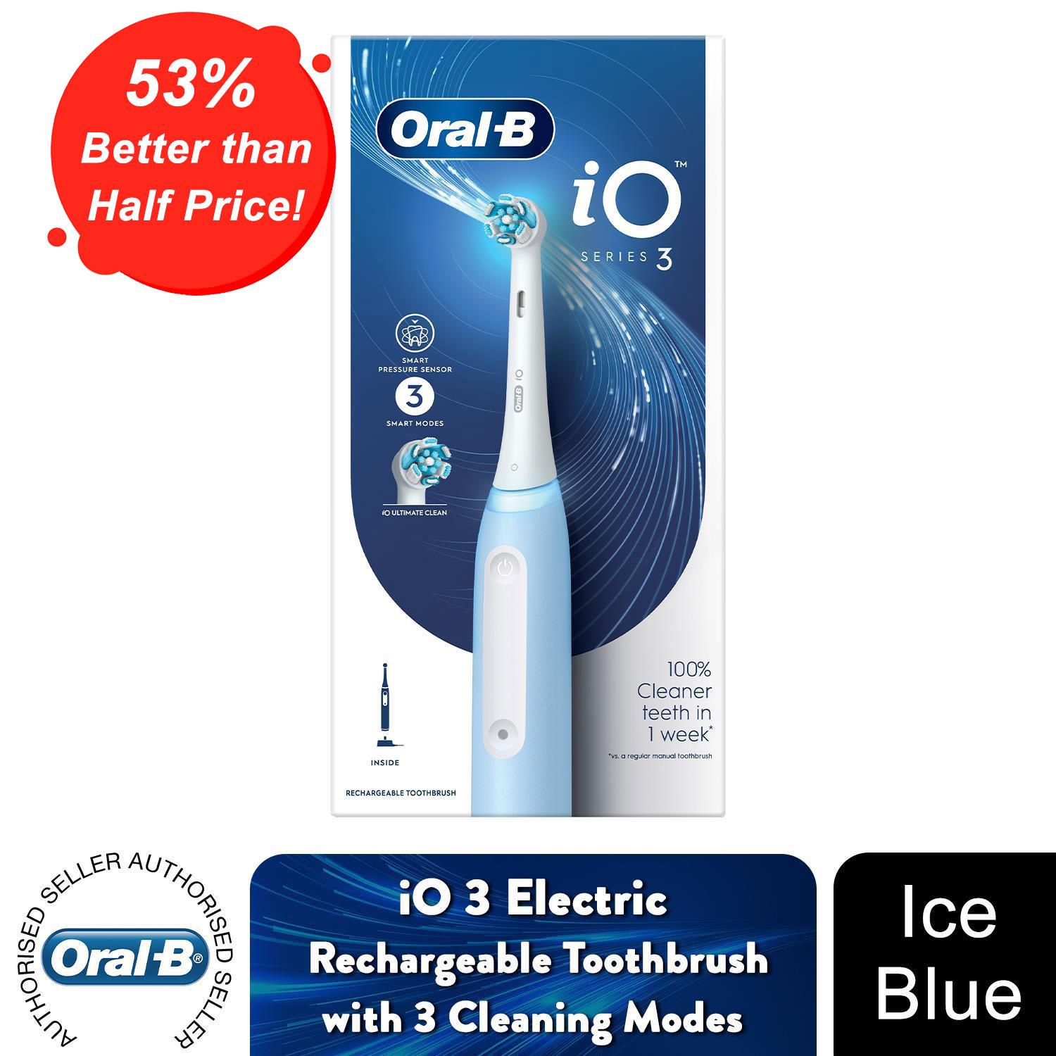 Oral-B iO3 Elektrische Wiederaufladbare Zahnbürste mit 3 Reinigungsmodi - Bild 21 von 40