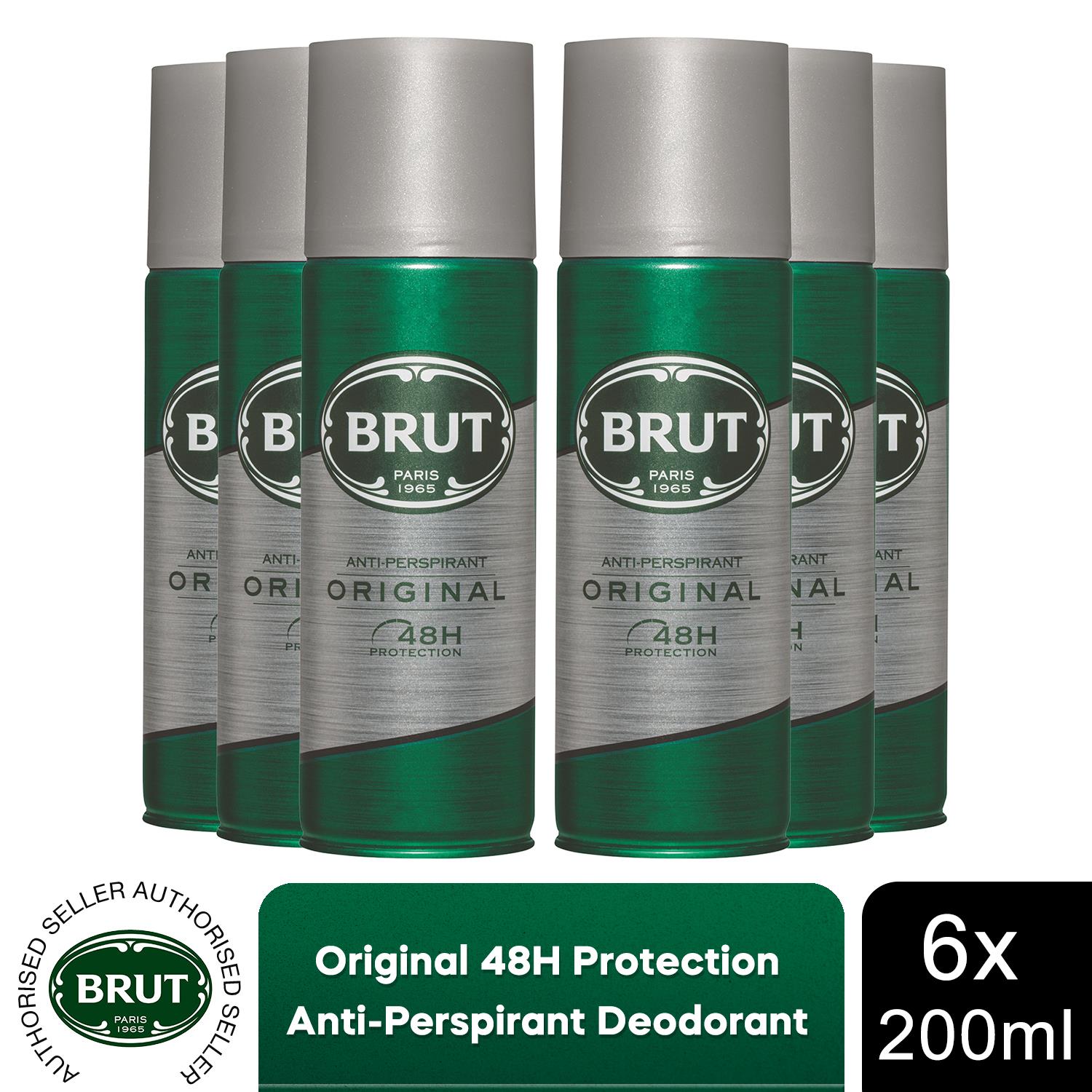 Brut Original Men's Anti-Perspirant Deodorant with Distinctive Fragrance, 200ml - Picture 19 of 33