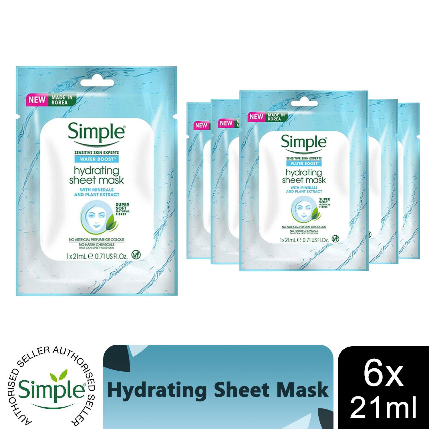 Simple Water Boost Hydrating Moisturisers, Cleanser & Face Mask For Dry Skin - Picture 49 of 89