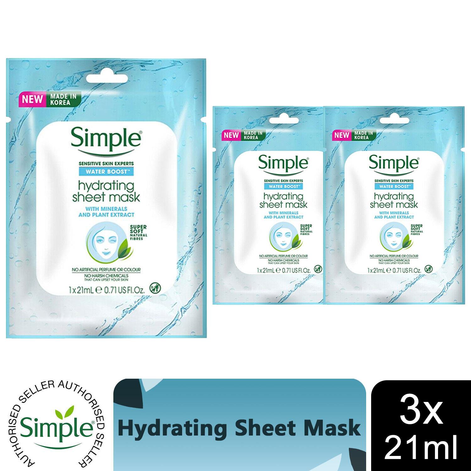 Simple Water Boost Hydrating Moisturisers, Cleanser & Face Mask For Dry Skin - Picture 9 of 89