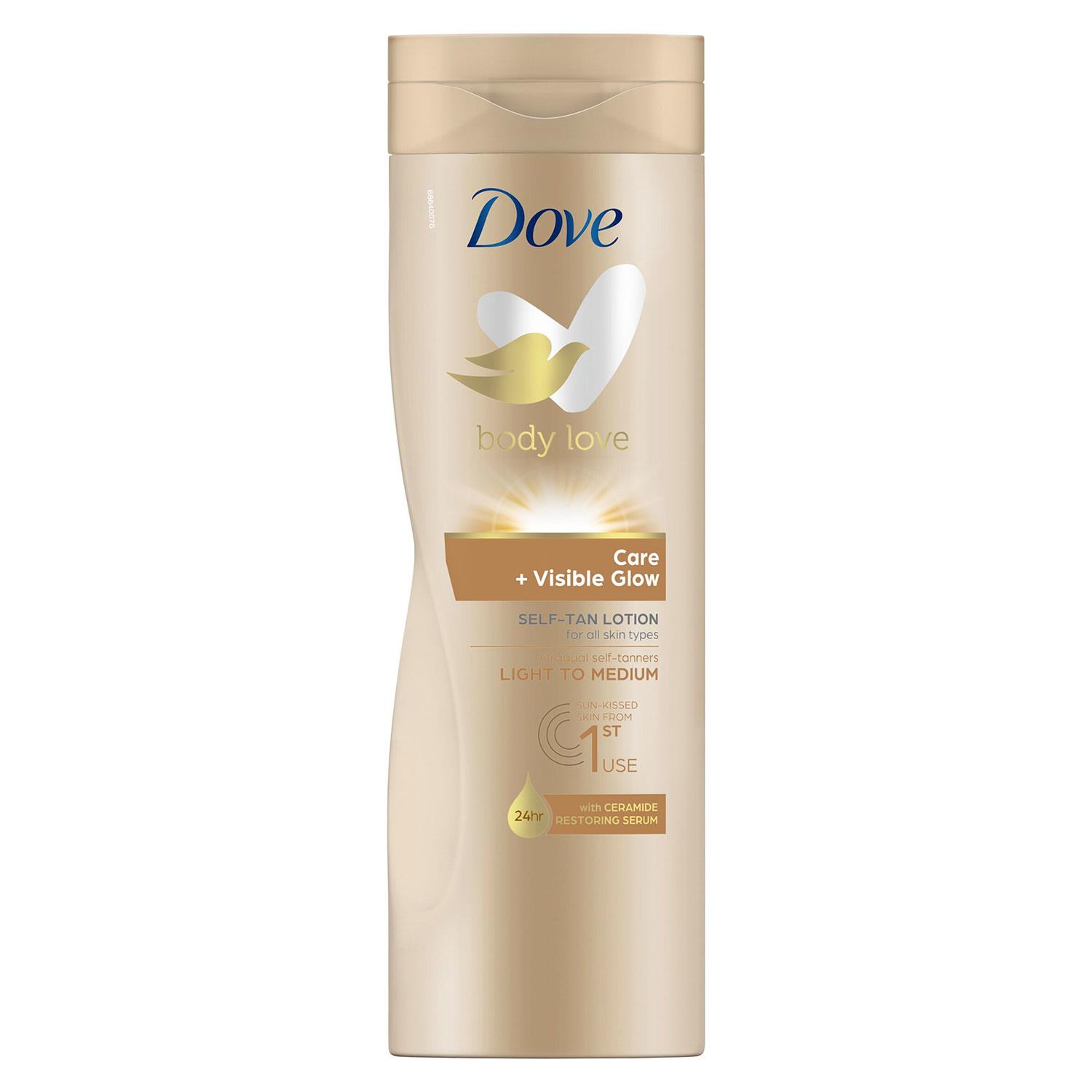 Dove Self Tan Body Lotion Nourishing Deep Care + Moisturising Body Lotion, 400ml - Produktbild 7