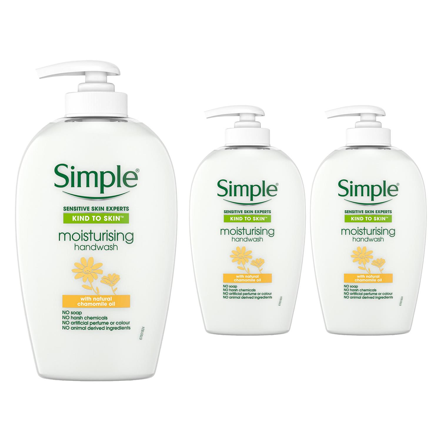3xor6x 250ml Simple KindtoSkin Sensitive Skin Experts Hand Wash With Natural Oil - Picture 30 of 70