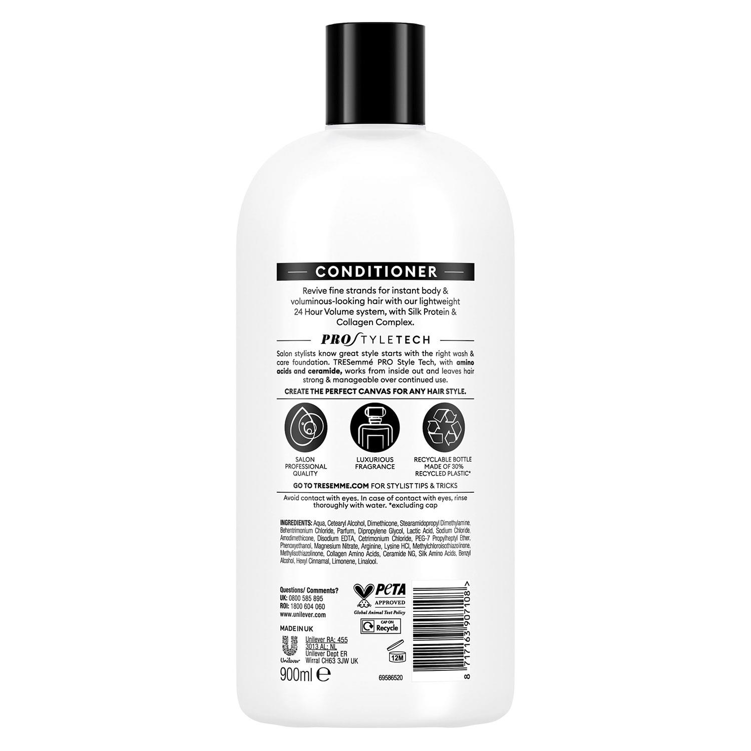 TRESemme 24 Hour Body volume Shampoo & Conditioner 900ml, Pack of 6 - Picture 20 of 43