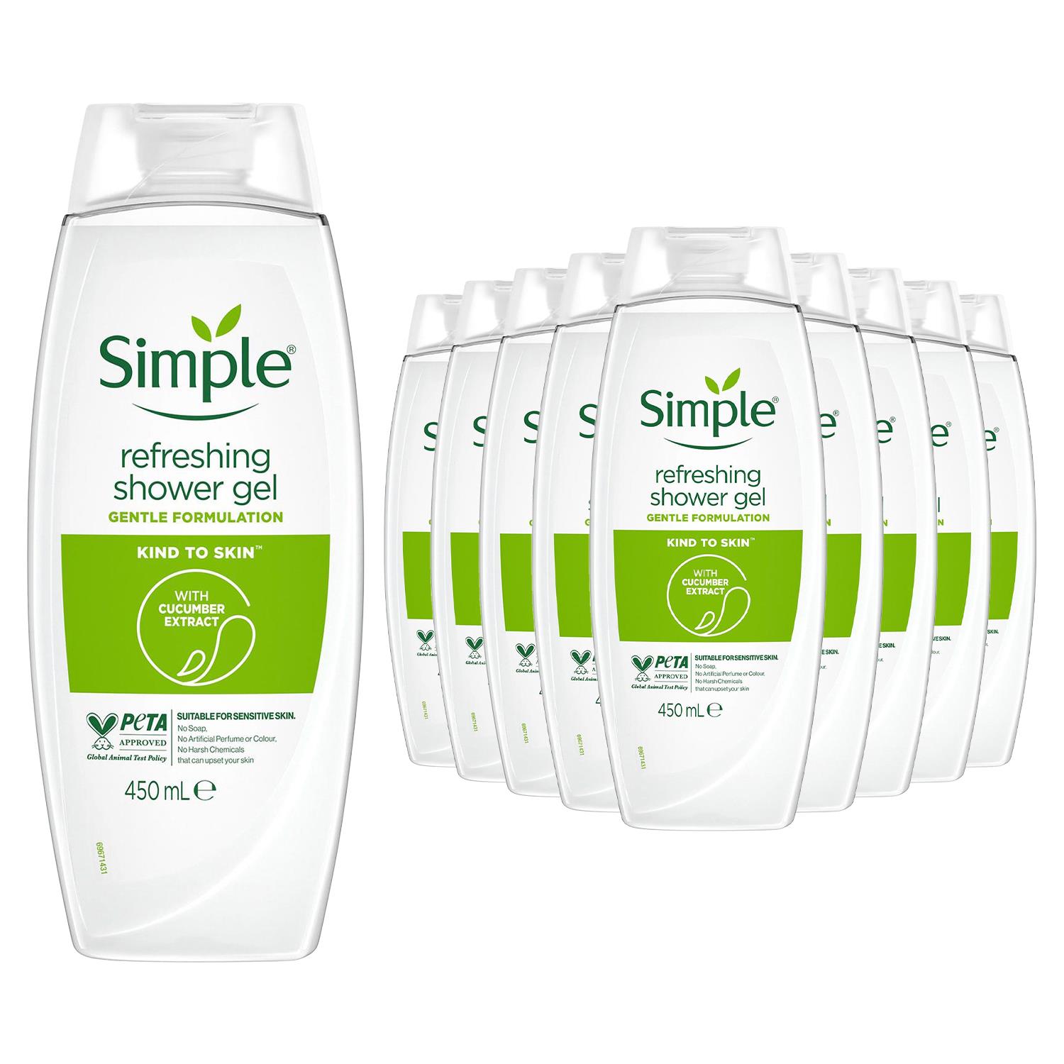 Gel de ducha refrescante, nutritivo o sensible Simple Kind to Skin, 450 ml - Imagen 114 de 124