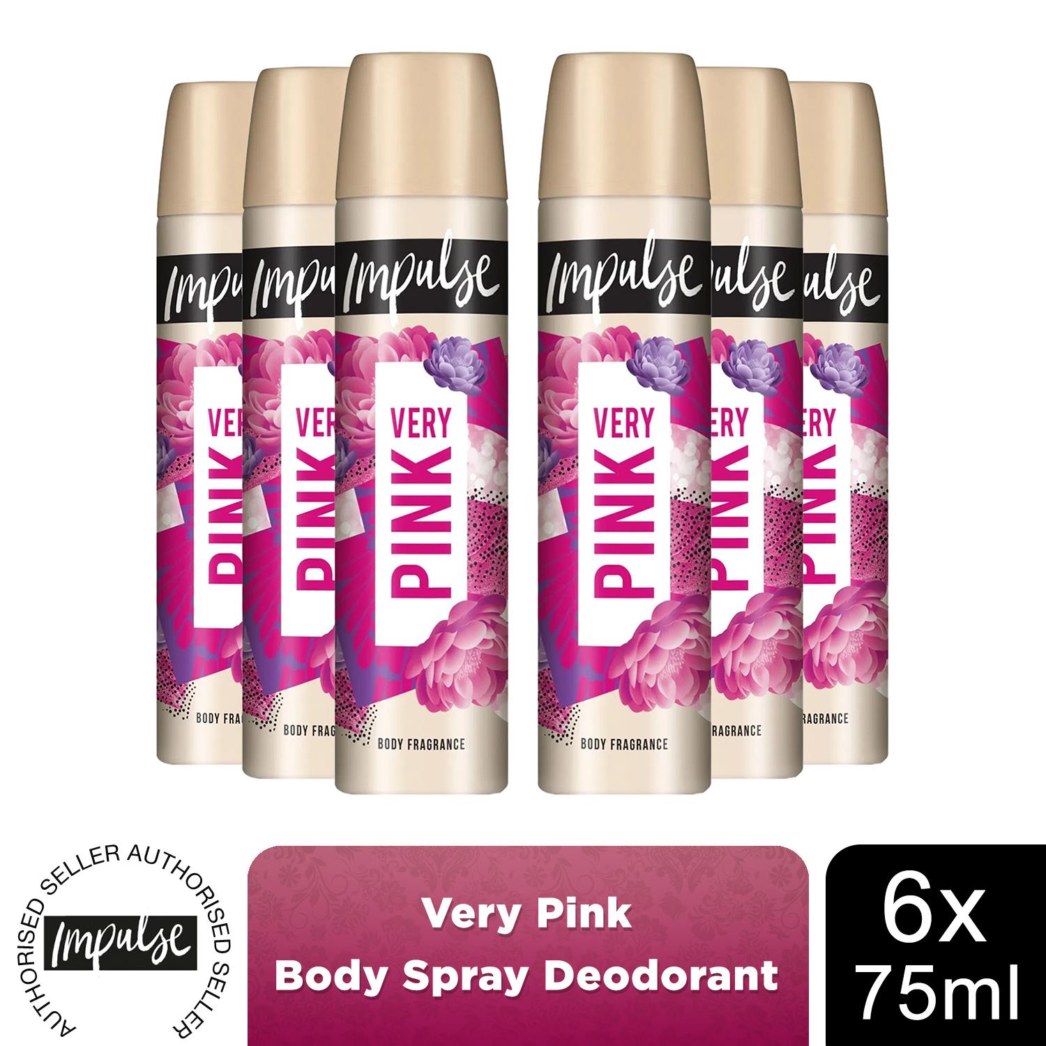 Impulse Body Spray Deodorant with Blend of Natural Scents 75ml, Multi-Packs - Picture 40 of 177