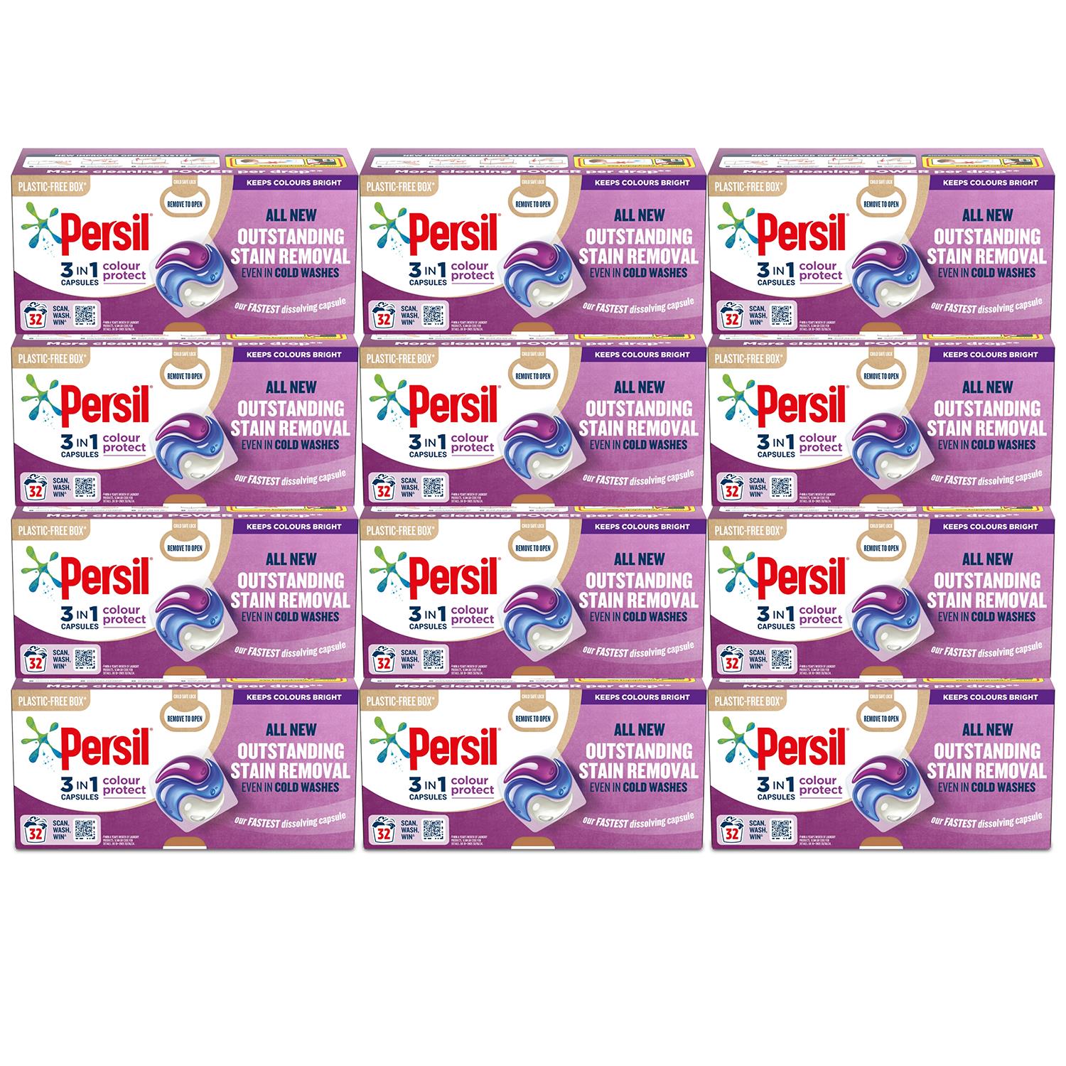 Persil 3-in-1 Washing Capsules, Colour Protect, Bio or Non-bio, 32 Washes - Picture 123 of 130