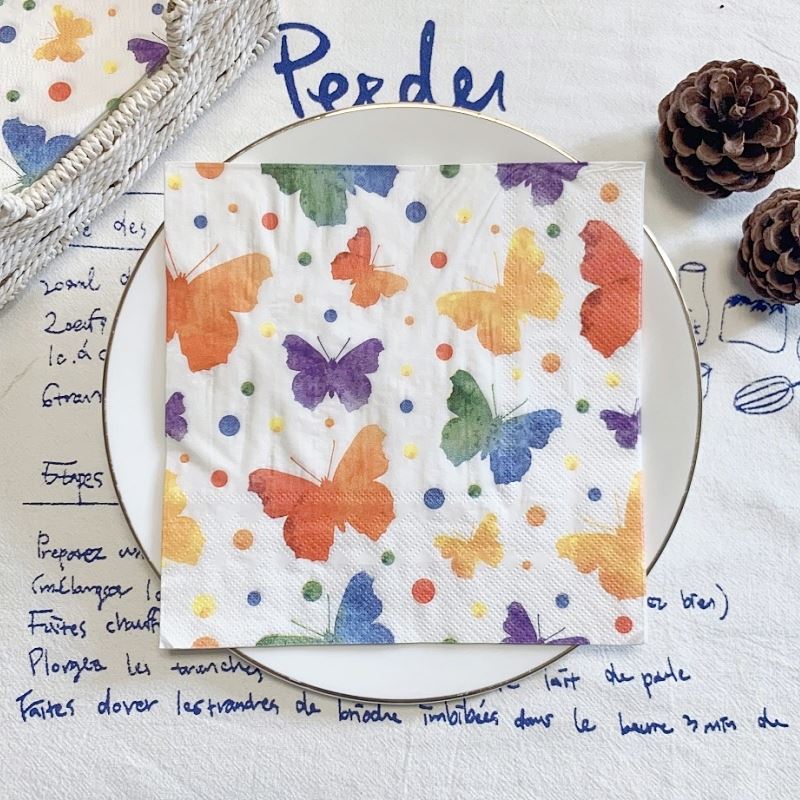 Elegantes Servilletas Mariposa - Ecológicas Paquete de 20 para Cualquier Ocasión - Imagen 23 de 34