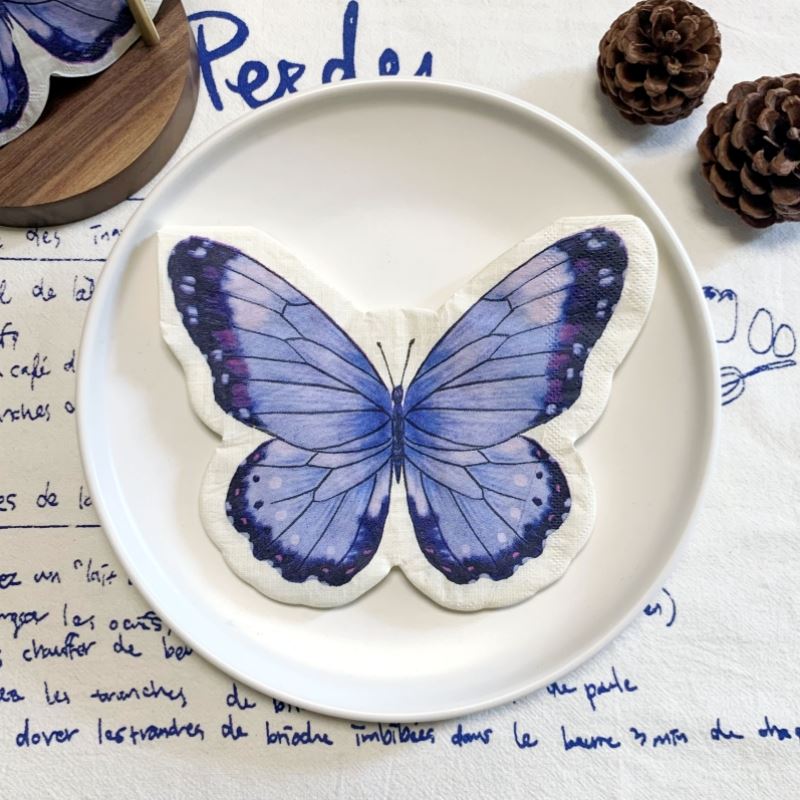 Elegantes Servilletas Mariposa - Ecológicas Paquete de 20 para Cualquier Ocasión - Imagen 14 de 34