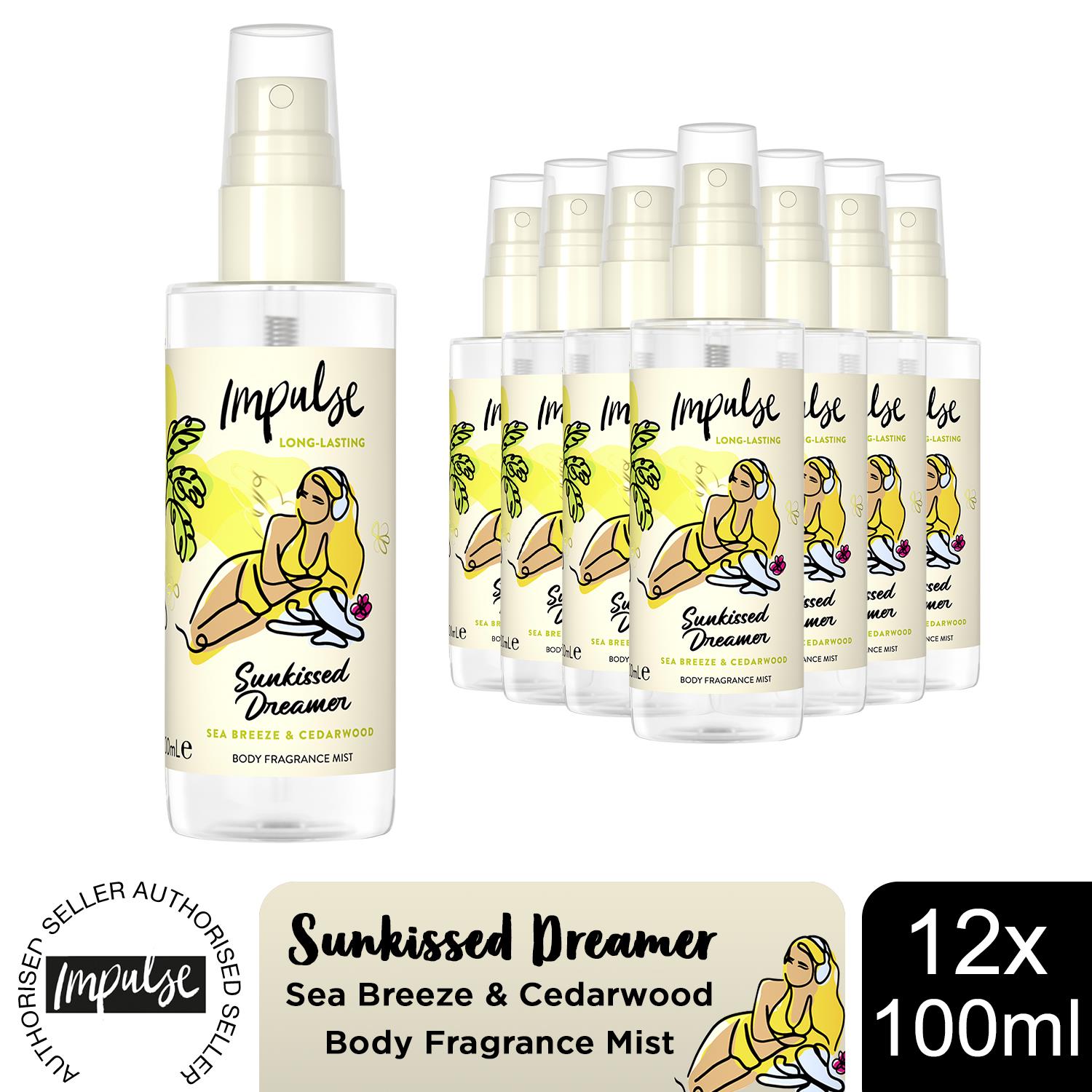 Impulse Body Mist with Long Lasting Fresh Fragrance Range for Women 12 Pk,100ml - Picture 45 of 61
