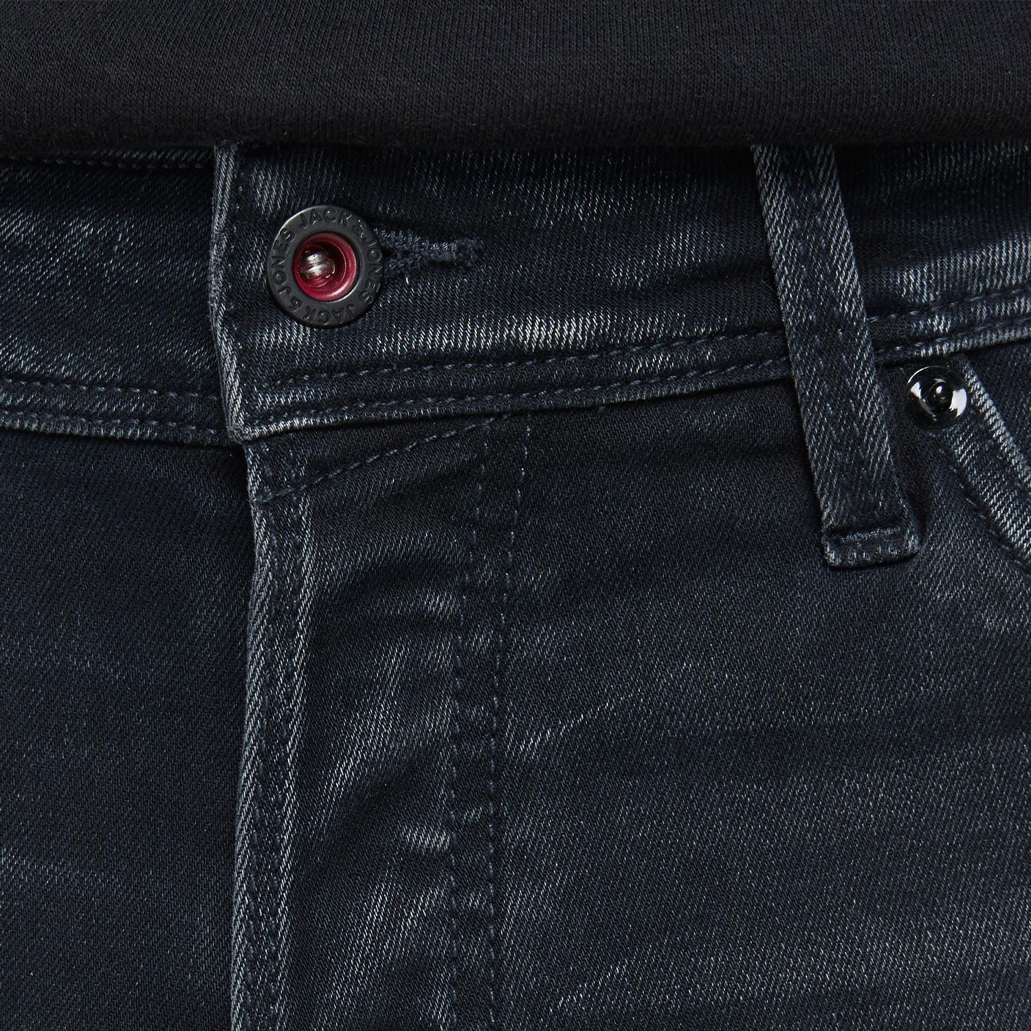 Mens denim jeans, Jack & Jones Glenn fox, Slim fit Blue Black or Light Blue Wash - Picture 20 of 30