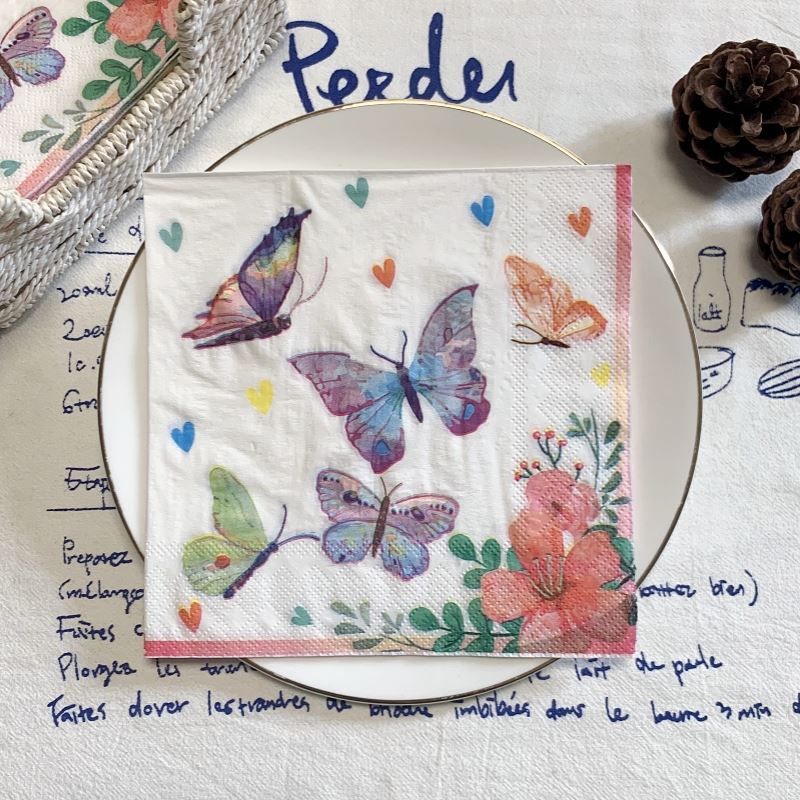 Elegantes Servilletas Mariposa - Ecológicas Paquete de 20 para Cualquier Ocasión - Imagen 16 de 34
