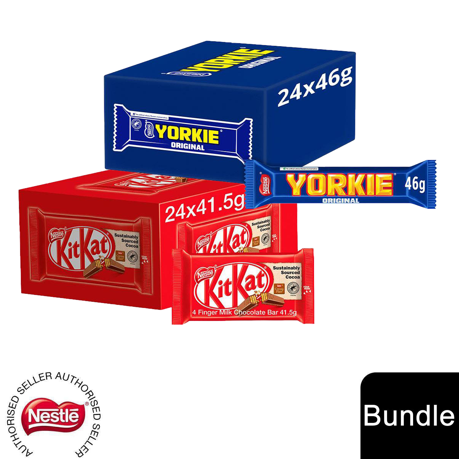 Nestlé Chocolate Bar (48 - 144 Bars) Yorkie, Aero, Milkybar Pick your Favourite