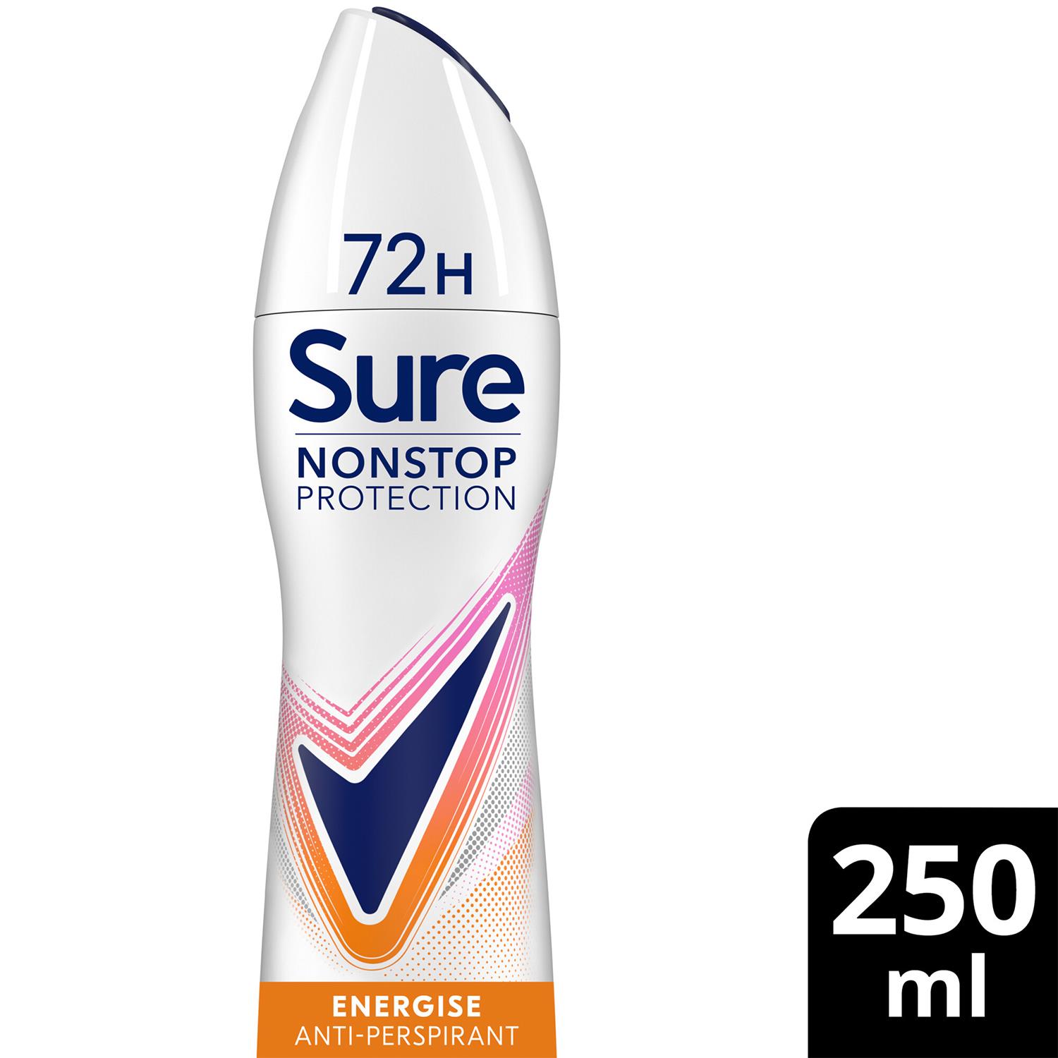 Sure Women Anti-perspirant 72H Nonstop Protection Deodorant, 250ml 6 Pack - Picture 35 of 90