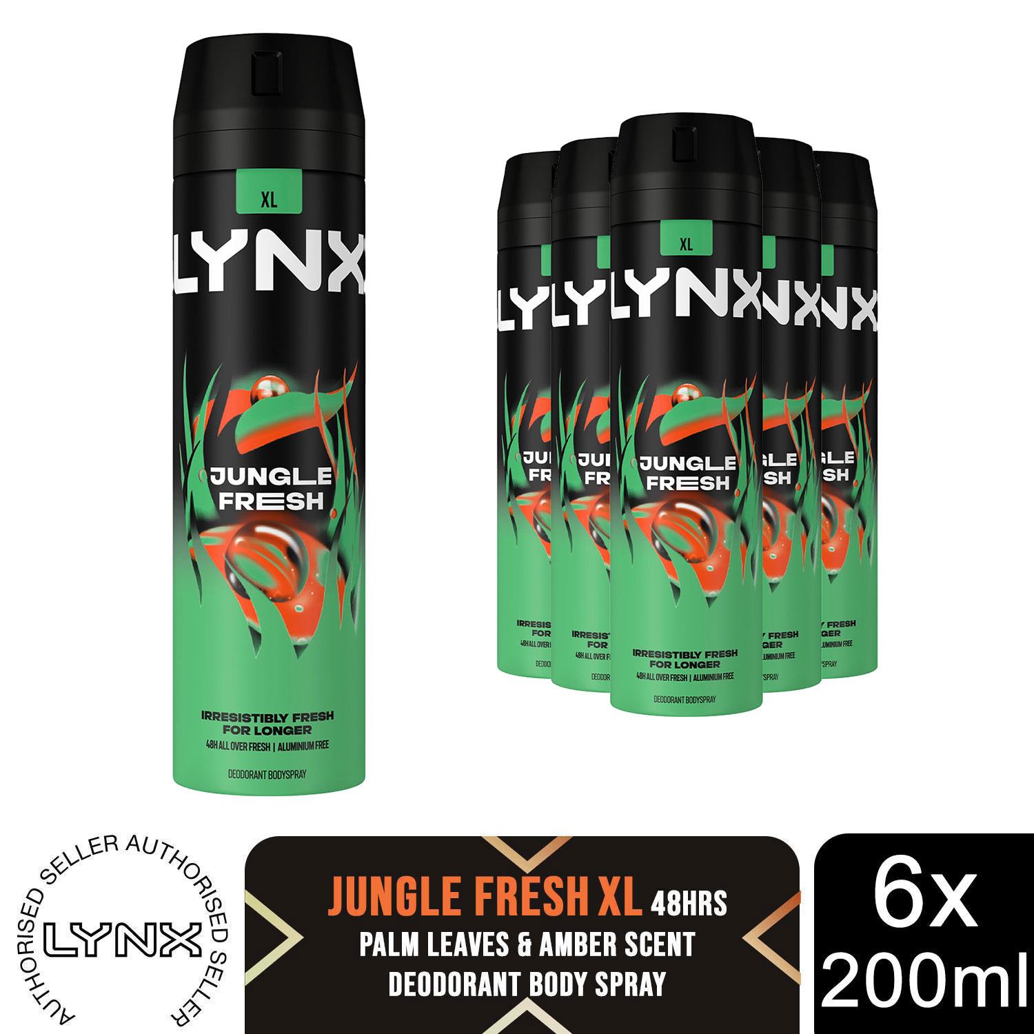 Lynx XL 48-Hour High Definition Fragrance Body Spray Deodorant, 6 Pack, 200ml - Picture 58 of 84