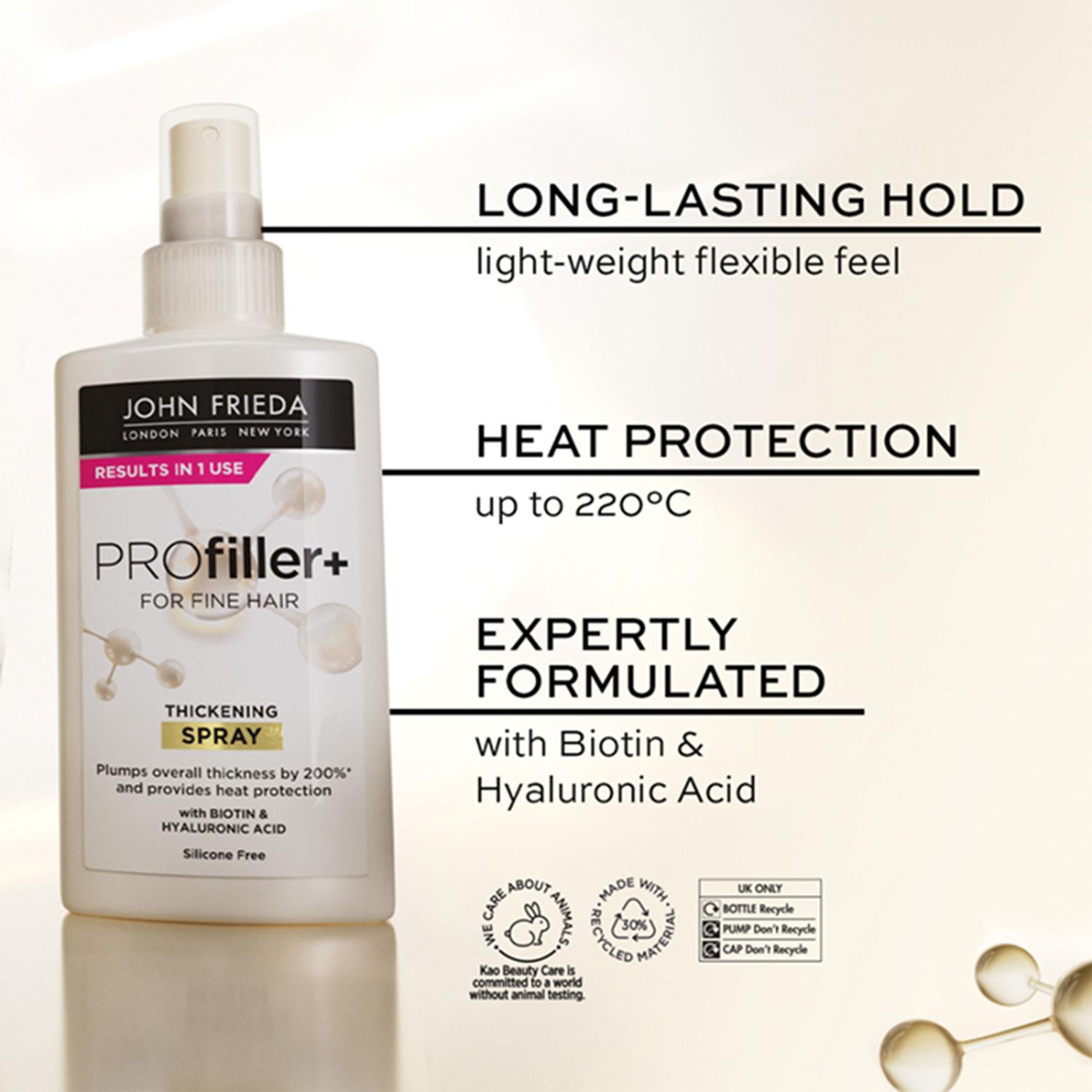 John Frieda Profiller+ Gama de Cuidado del Cabello - Champú, Acondicionador, Spray y Súper Líquido - Imagen 60 de 68