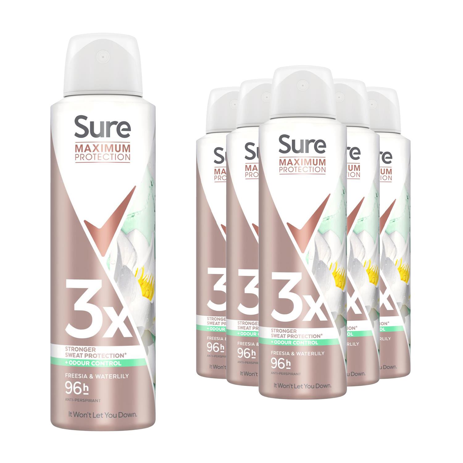 Sure Women Anti-Perspirant 96H Maximum Protection Deo 150ml, Select Scent & Pack - Picture 60 of 200