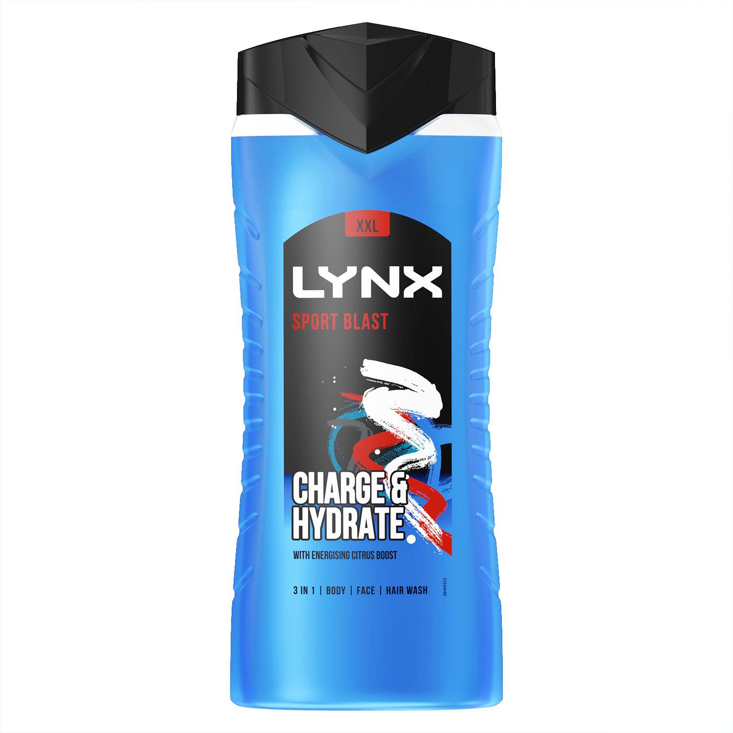 Lynx 12hrs Refreshing Fragrance Shower Gel with 100 Moisturisers 6x