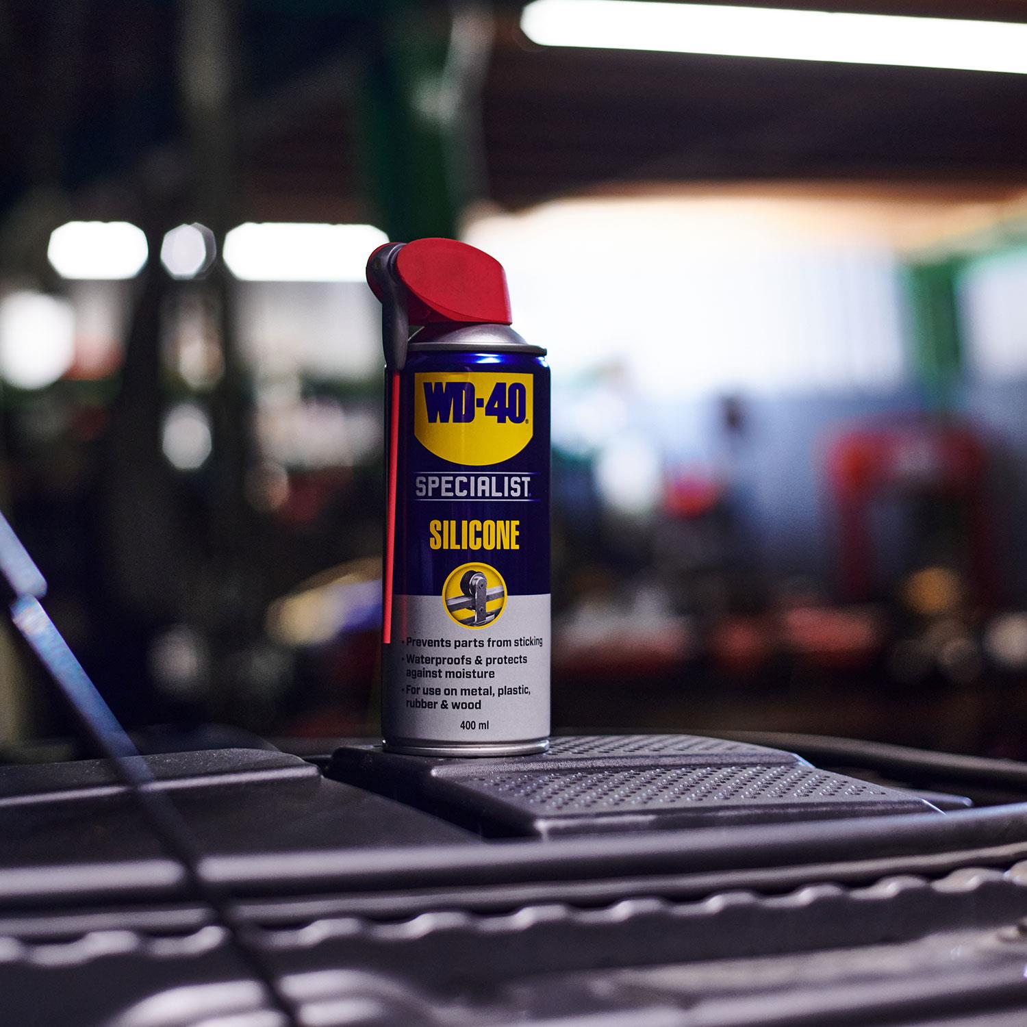 WD-40 Specialist Silicone Lubricant 400ml All-Weather Protection, Buy 1, 2 or 3 - Afbeelding 9 van 30