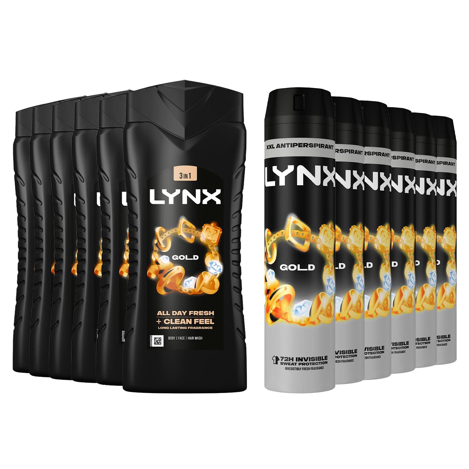 Lynx 12H Erfrischendes Duschgel 500 ml & 72H Fresh Antitranspirant 250ml, je 6x - Bild 35 von 46