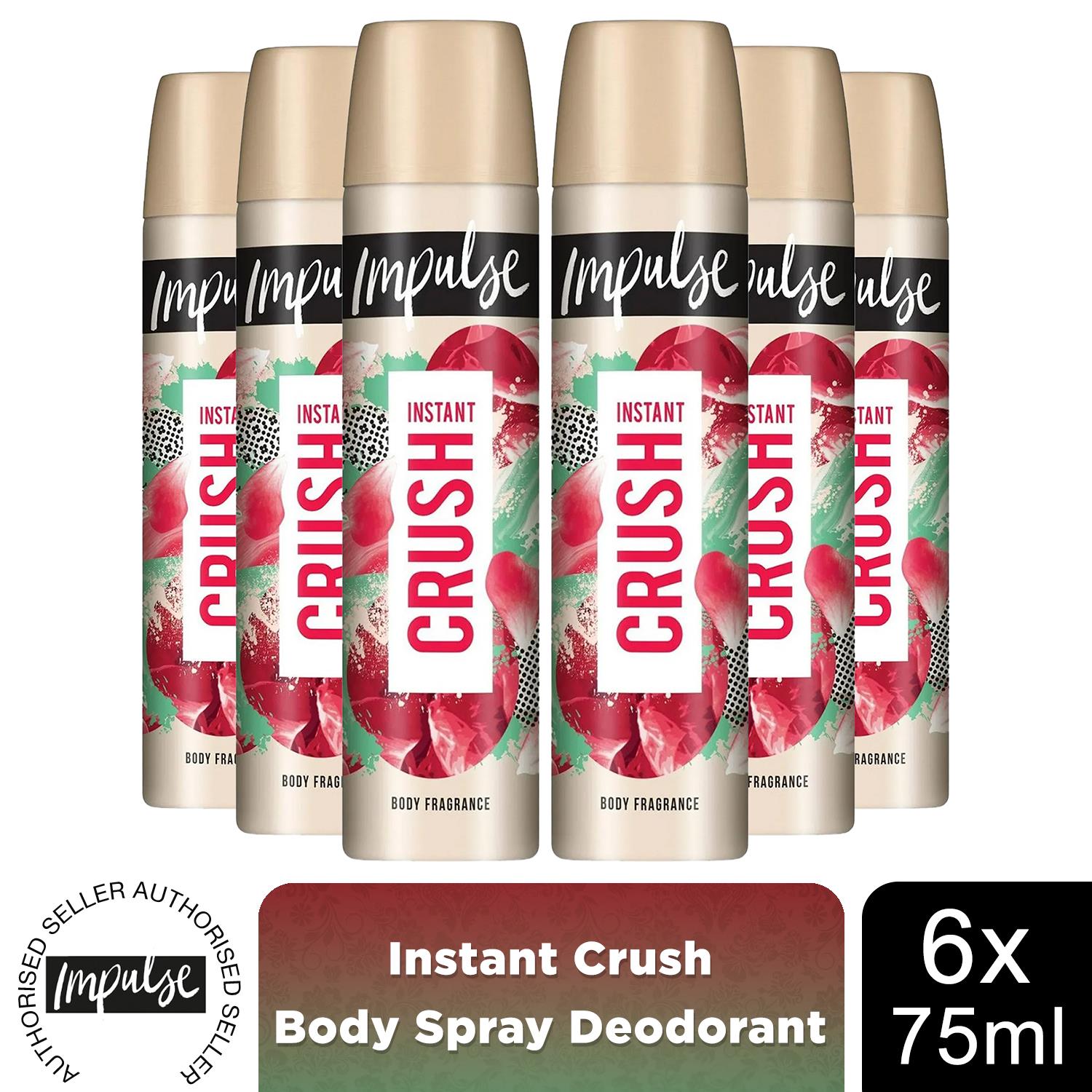 Impulse Body Spray Deodorant with Blend of Natural Scents 75ml, Multi-Packs - Picture 46 of 177