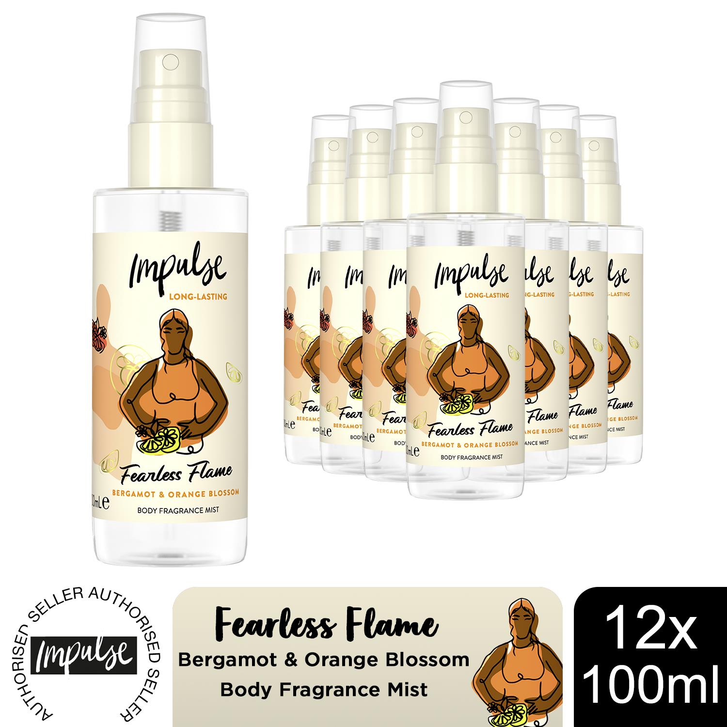 Impulse Body Mist with Long Lasting Fresh Fragrance Range for Women 12 Pk,100ml - Picture 13 of 61