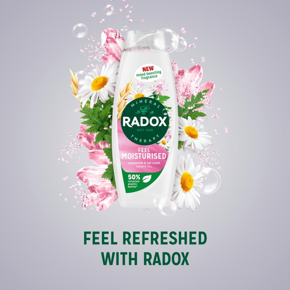 Gel de ducha terapia mineral Radox con nueva fragancia estimulante del estado de ánimo 675 ml, paquete de 3 - Imagen 22 de 45