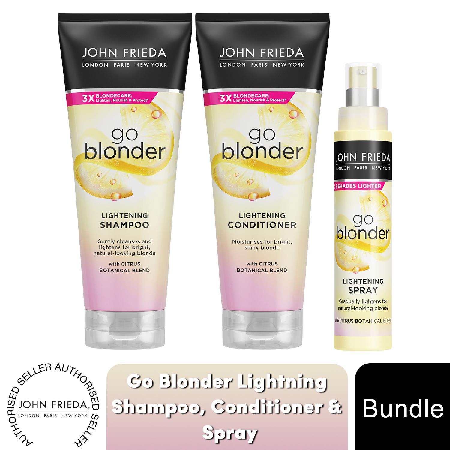 John Frieda Go Blonder Haircare Range of Shampoo, Conditioner & Lightening Spray - Picture 35 of 45